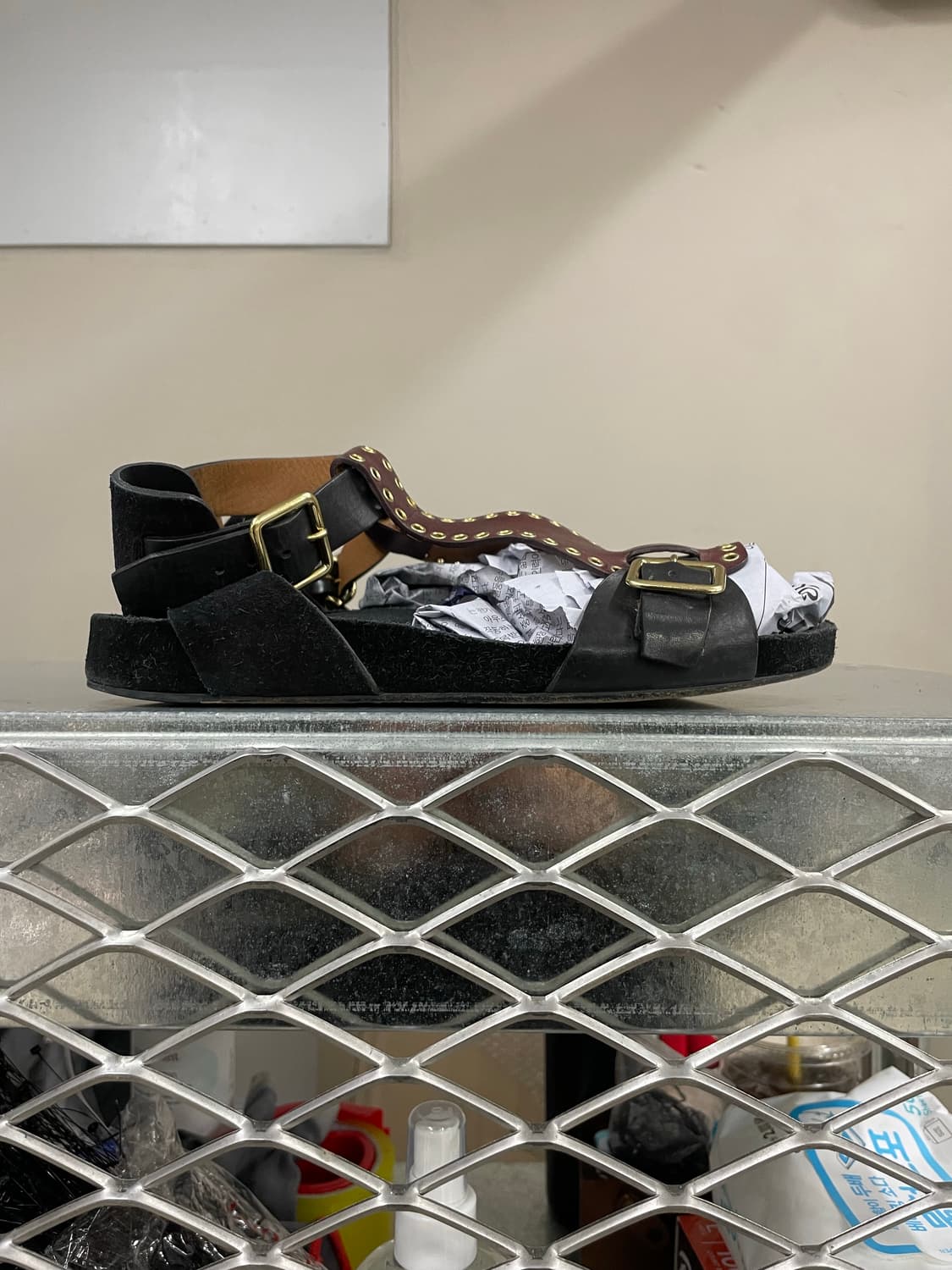 이자벨마랑 레니오 스터드 샌들 40 (gr-4269) 상품이미지4