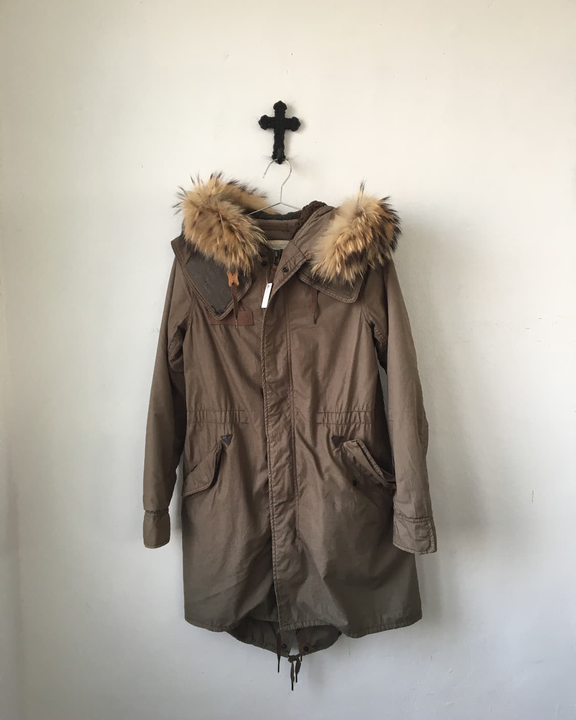 goa raccoon Fur hood filed jacket 상품이미지2
