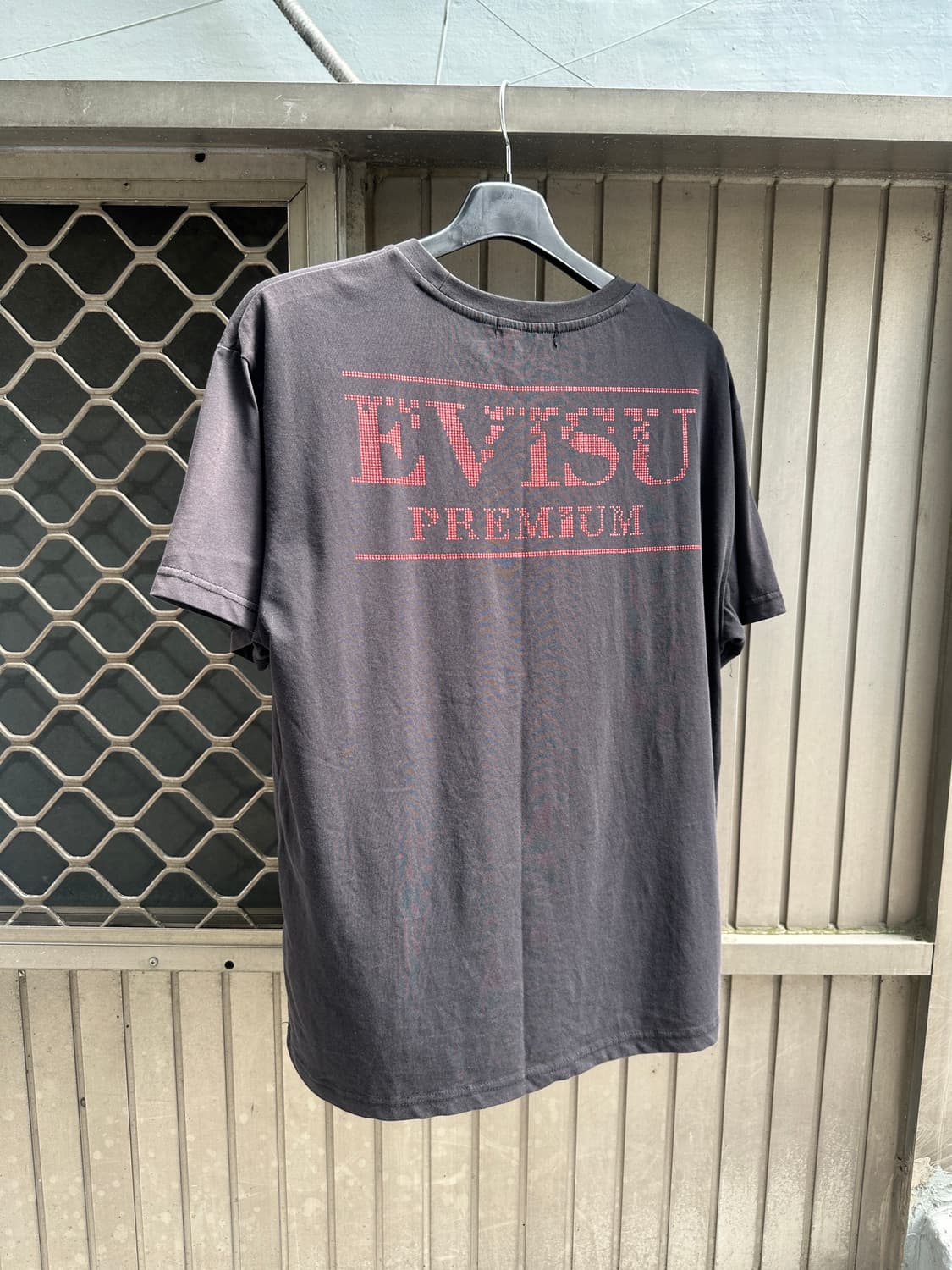 EVISU printing tee -black 상품이미지5