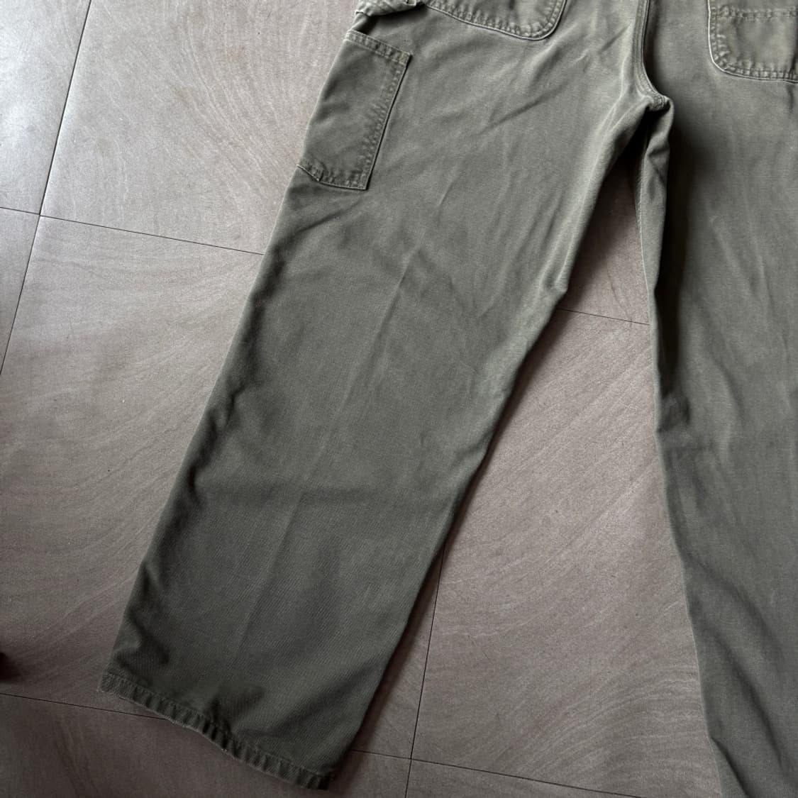 칼하트 정품 오리지널 모스 그린 카펜터 팬츠 상품이미지8