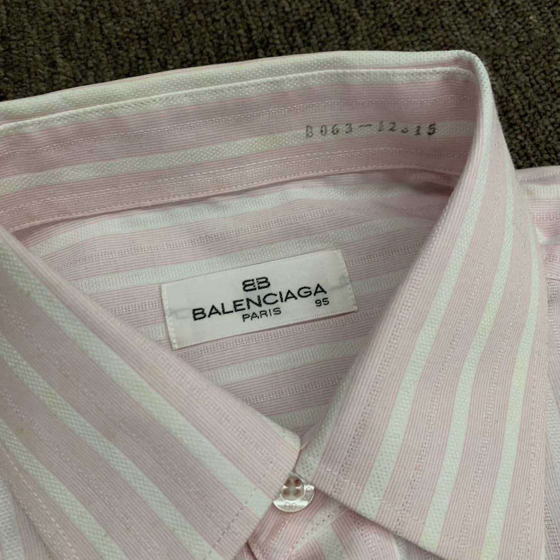 [M] 발렌시아가 스트라이프 하프셔츠 상품이미지5