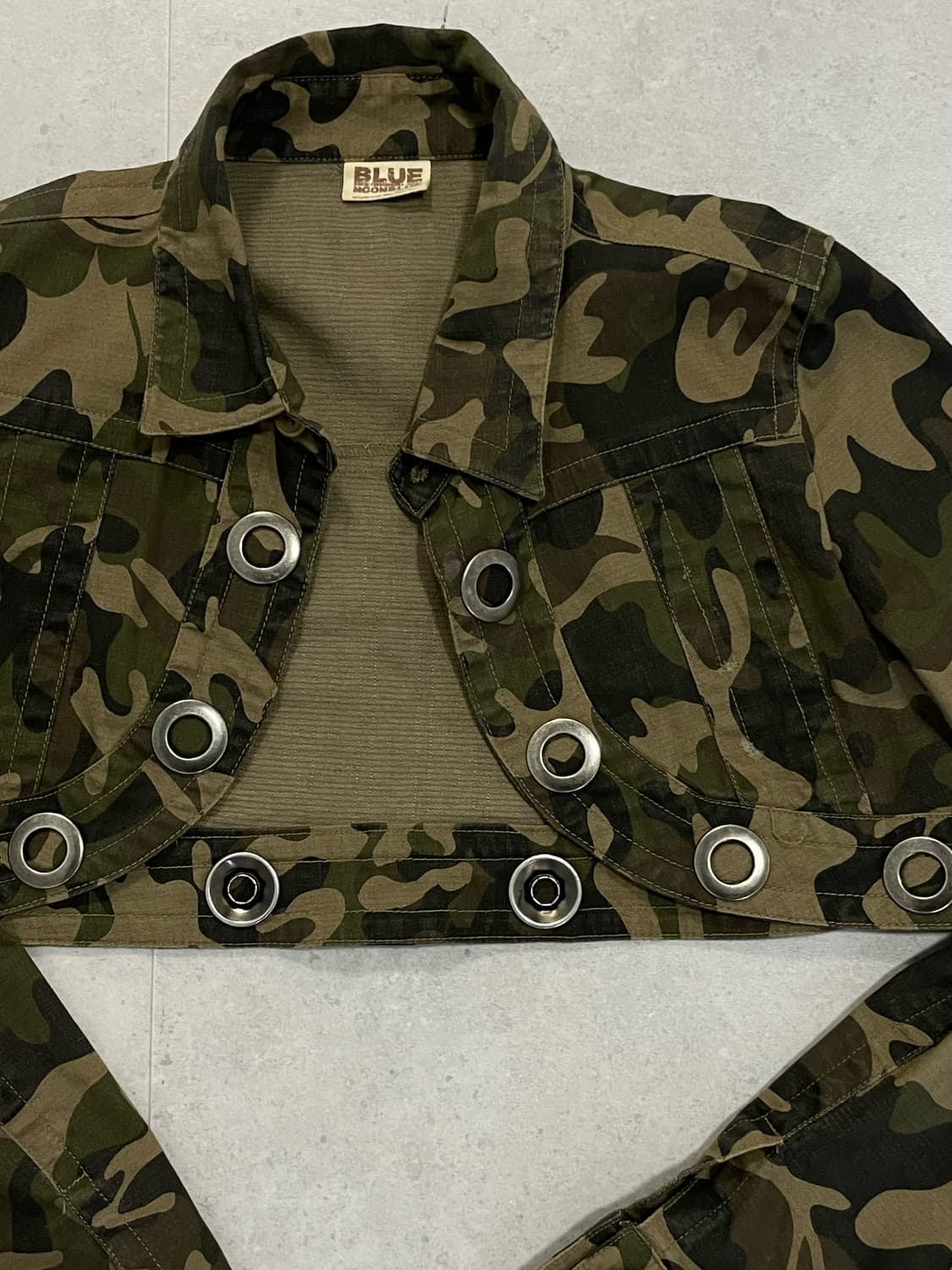 Camo detail bolero jacket 상품이미지6