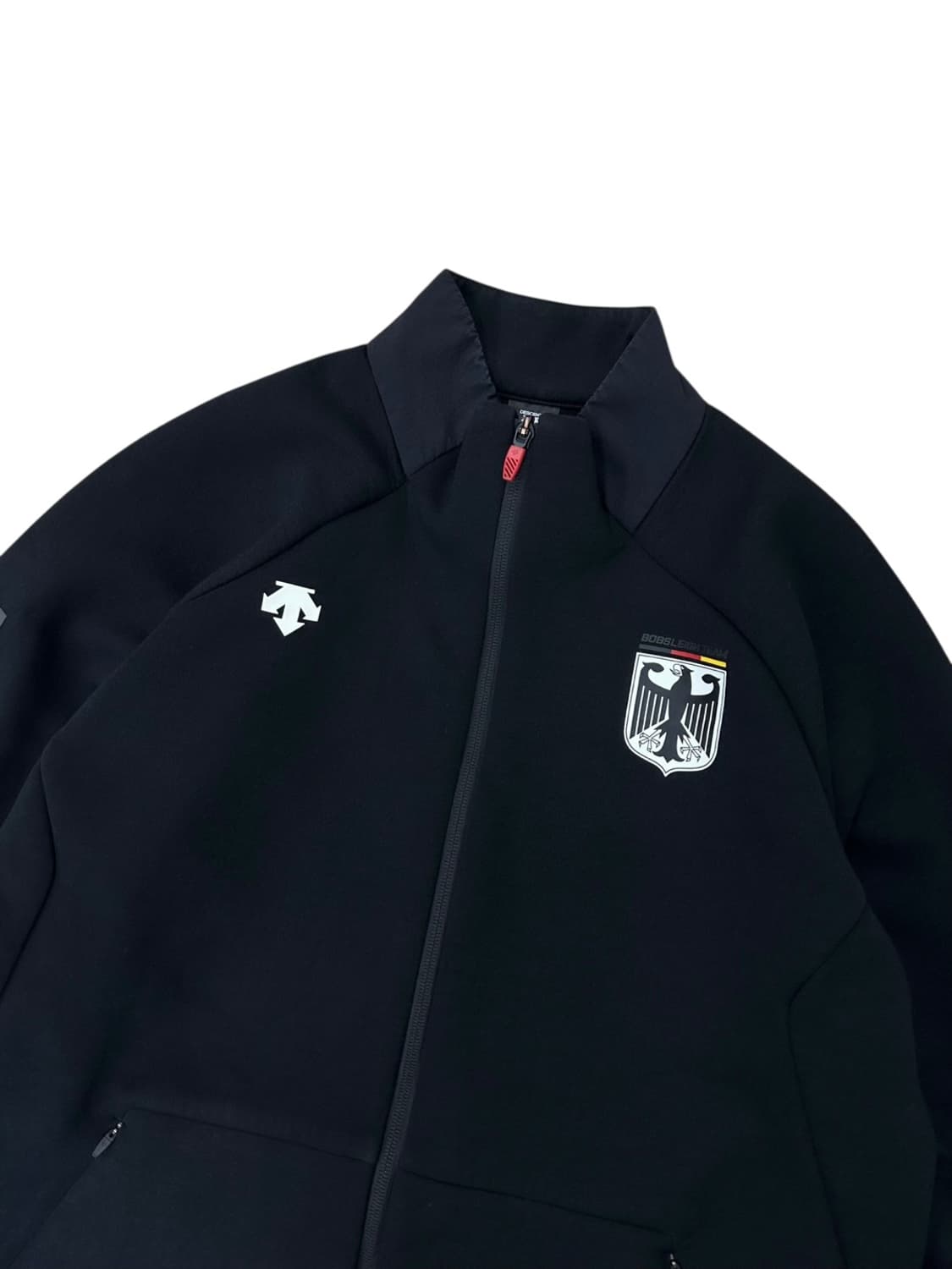 데상트 독일 트랙탑 집업 블랙 (XL) 상품이미지2