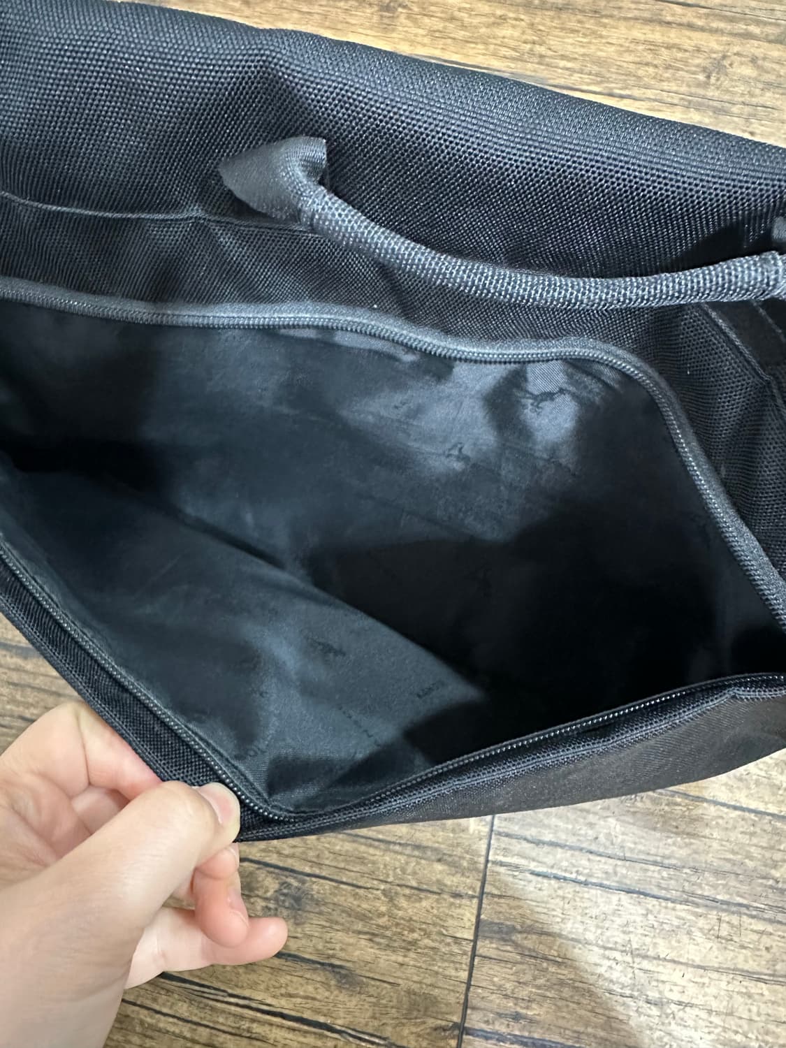 캉골 메신저 크로스백 블랙 OS 상품이미지10