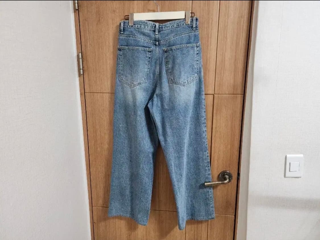 (2)비긴202 콘밀 원턱 와이드 데님팬츠 상품이미지3