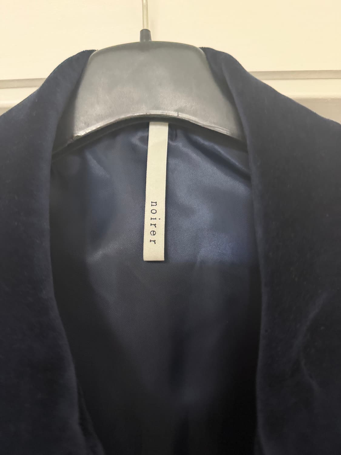 노이어 벨벳 웨스턴 크롭 블루종 (네이비) 52 상품이미지6