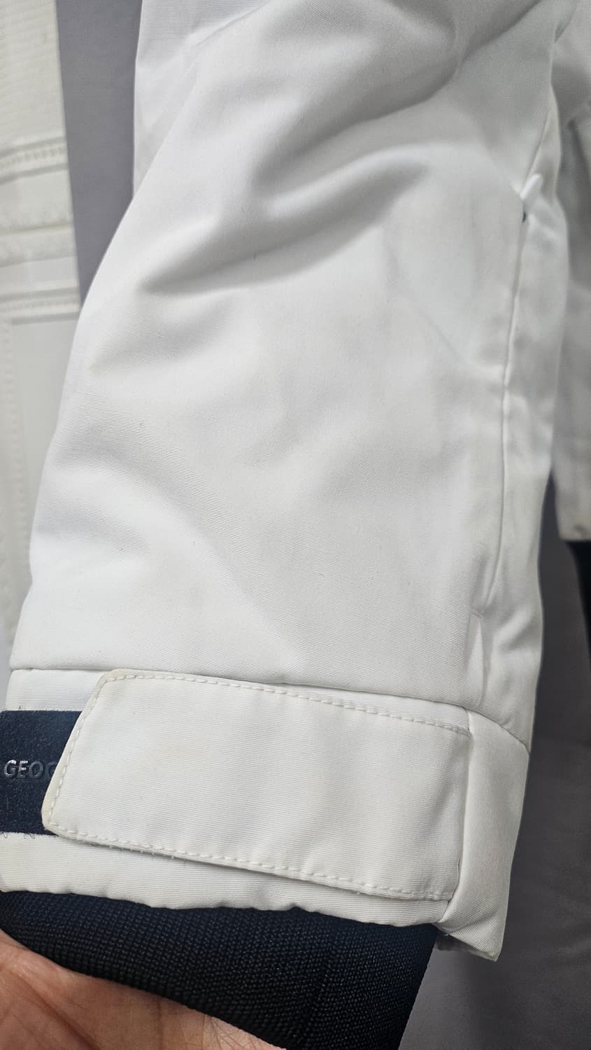 281 내셔널지오그래픽 화이트 후드 패딩 90 상품이미지7