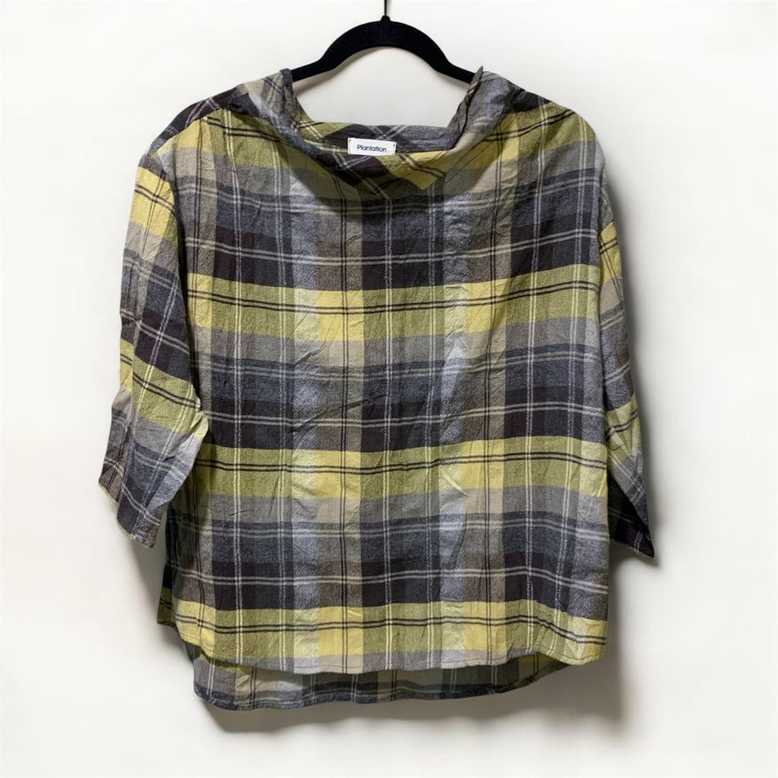 Plantation 체크 블라우스 상품이미지1