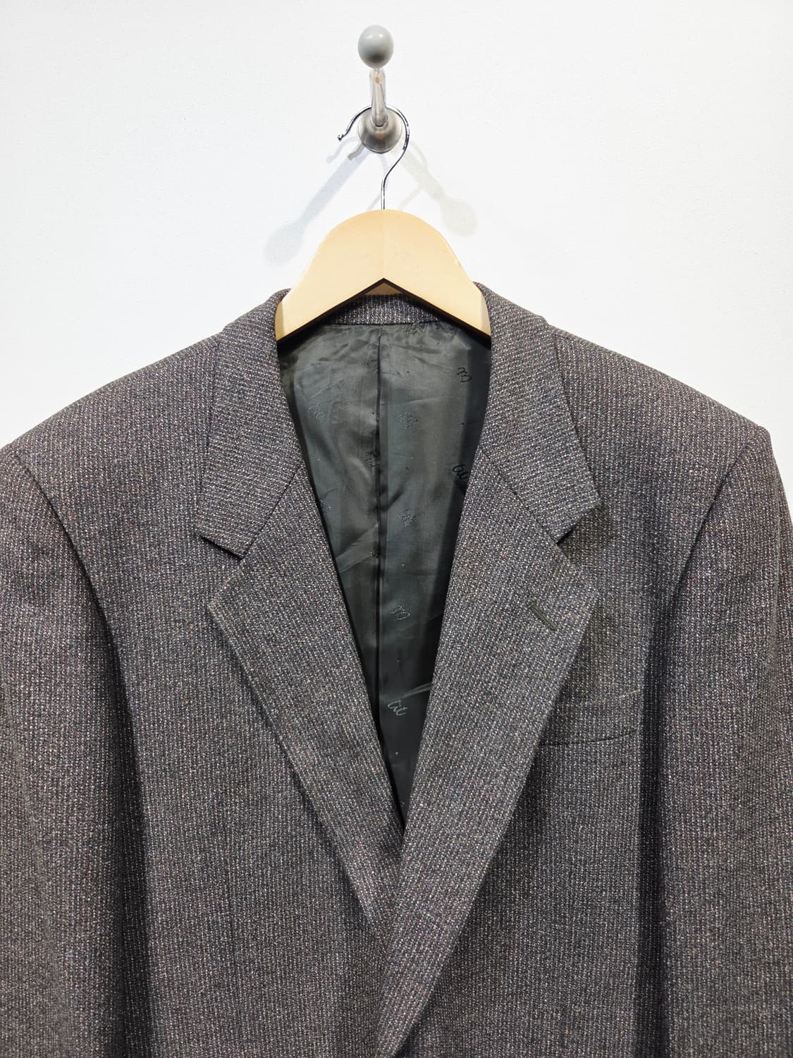 피에르 발망(PIERRE BALMAIN) 실크 혼방 울 블레이저 자켓 상품이미지3