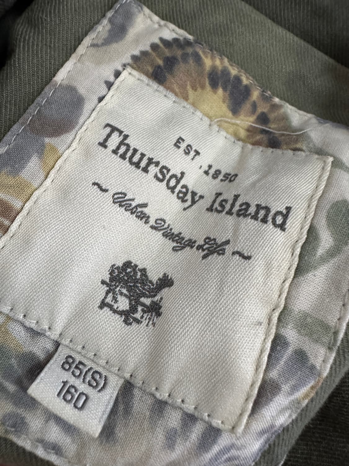 여성 써스데이아일랜드 필드 야상 롱 자켓 상품이미지3