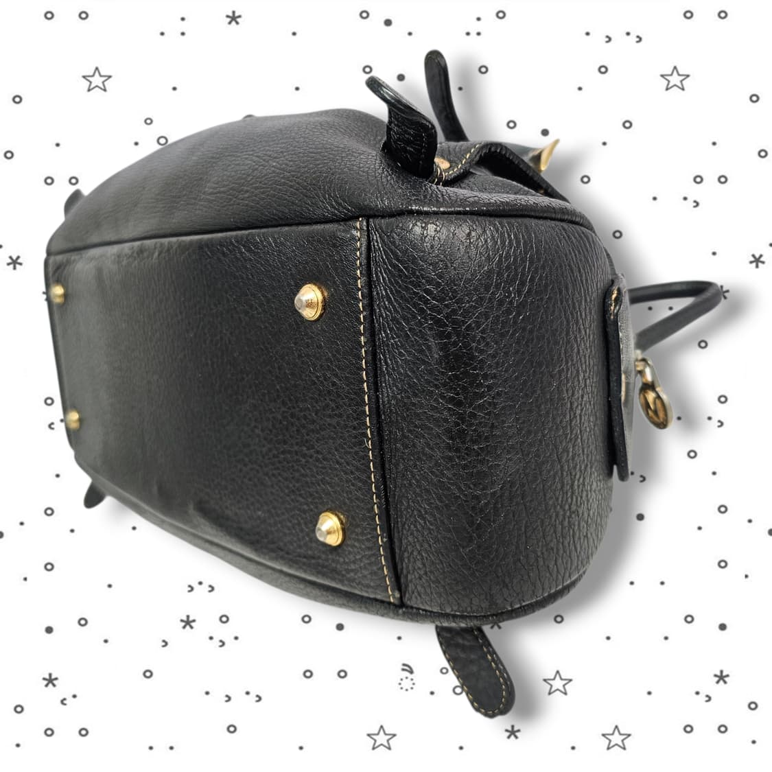 Nicole 니콜밀러 블랙 가죽 토트백 상품이미지10