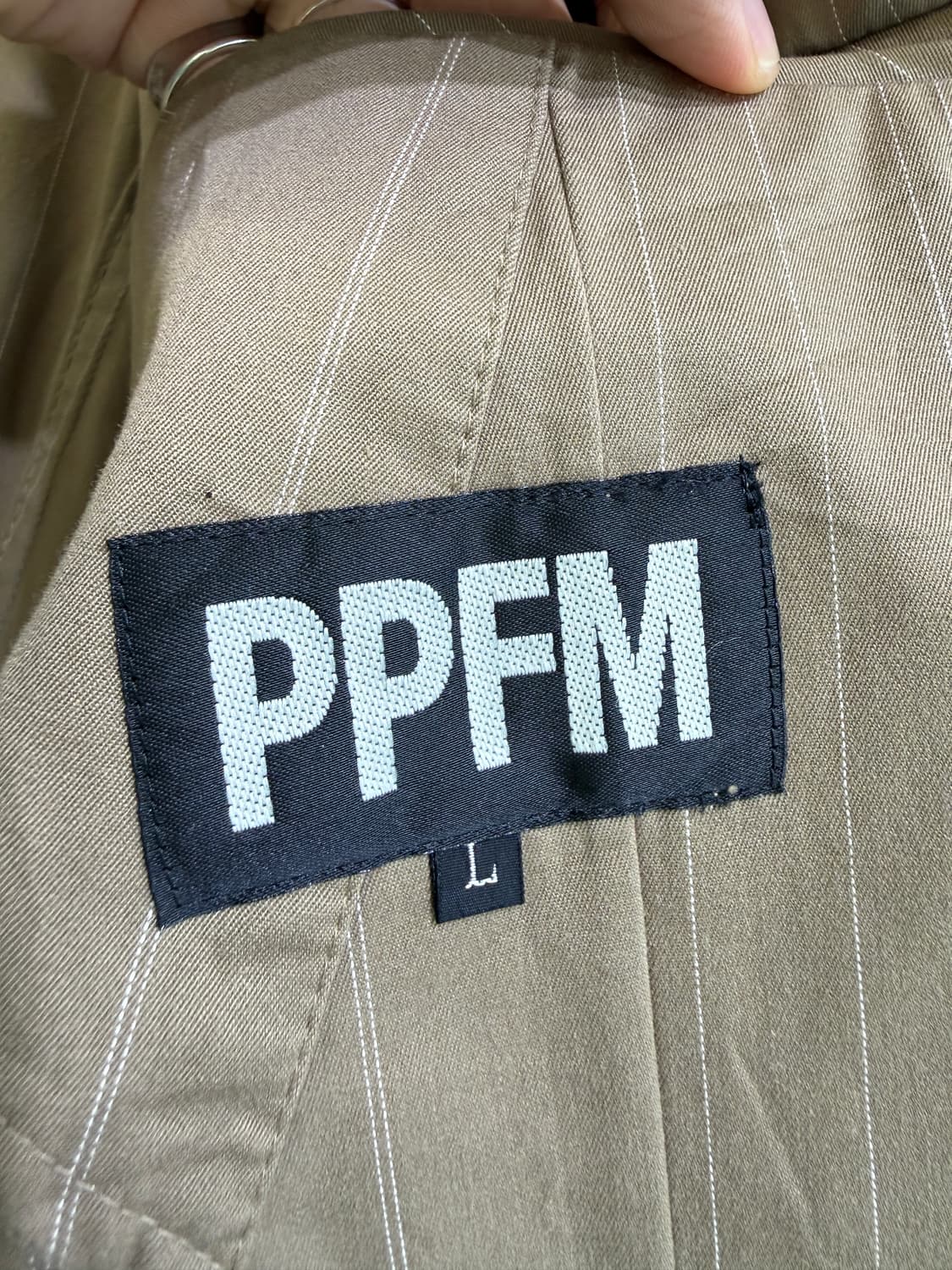 PPFM 베이지 코튼 자켓  상품이미지5
