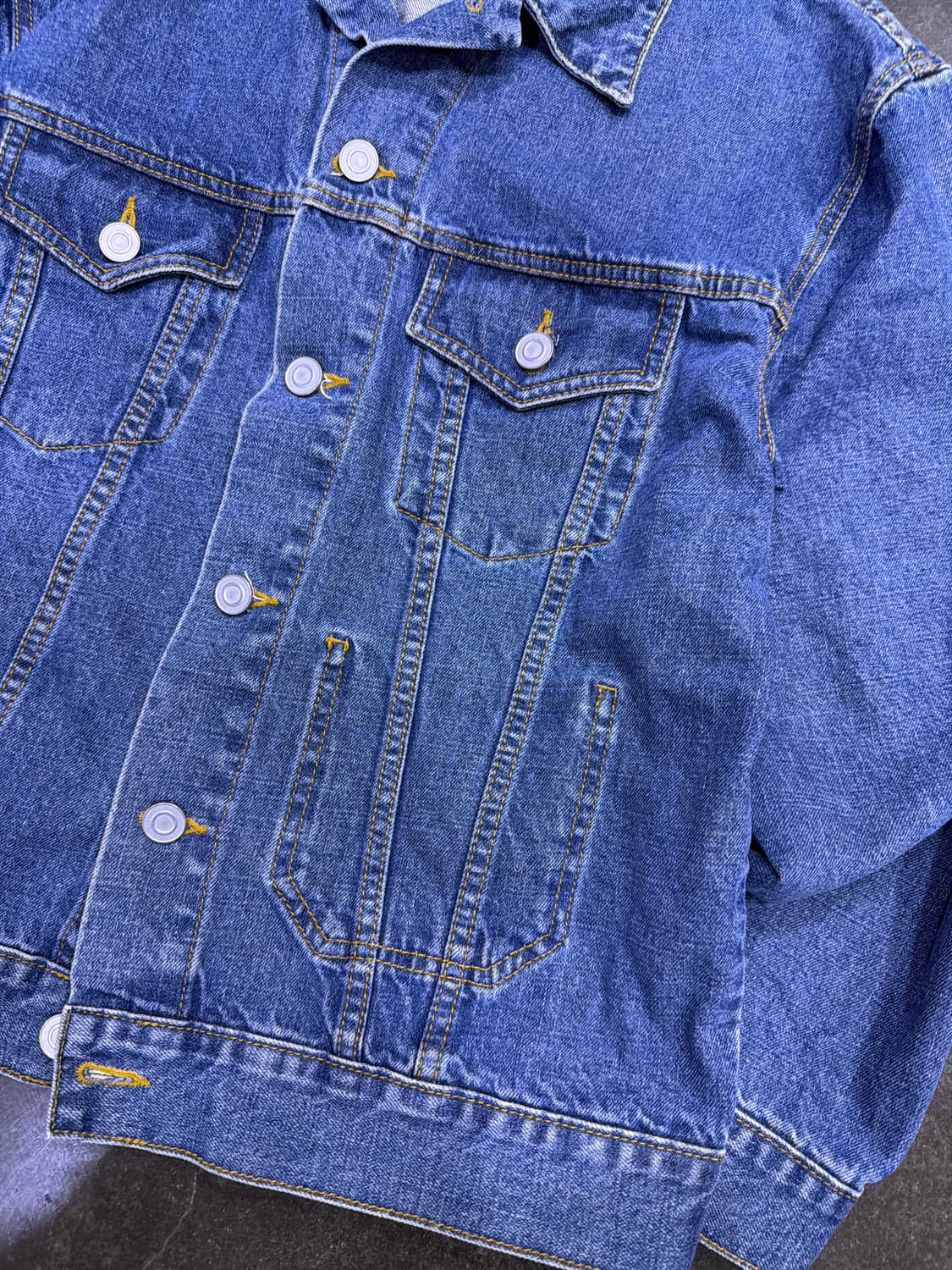 브랜디드 트러커 청자켓 데님자켓 M 상품이미지4