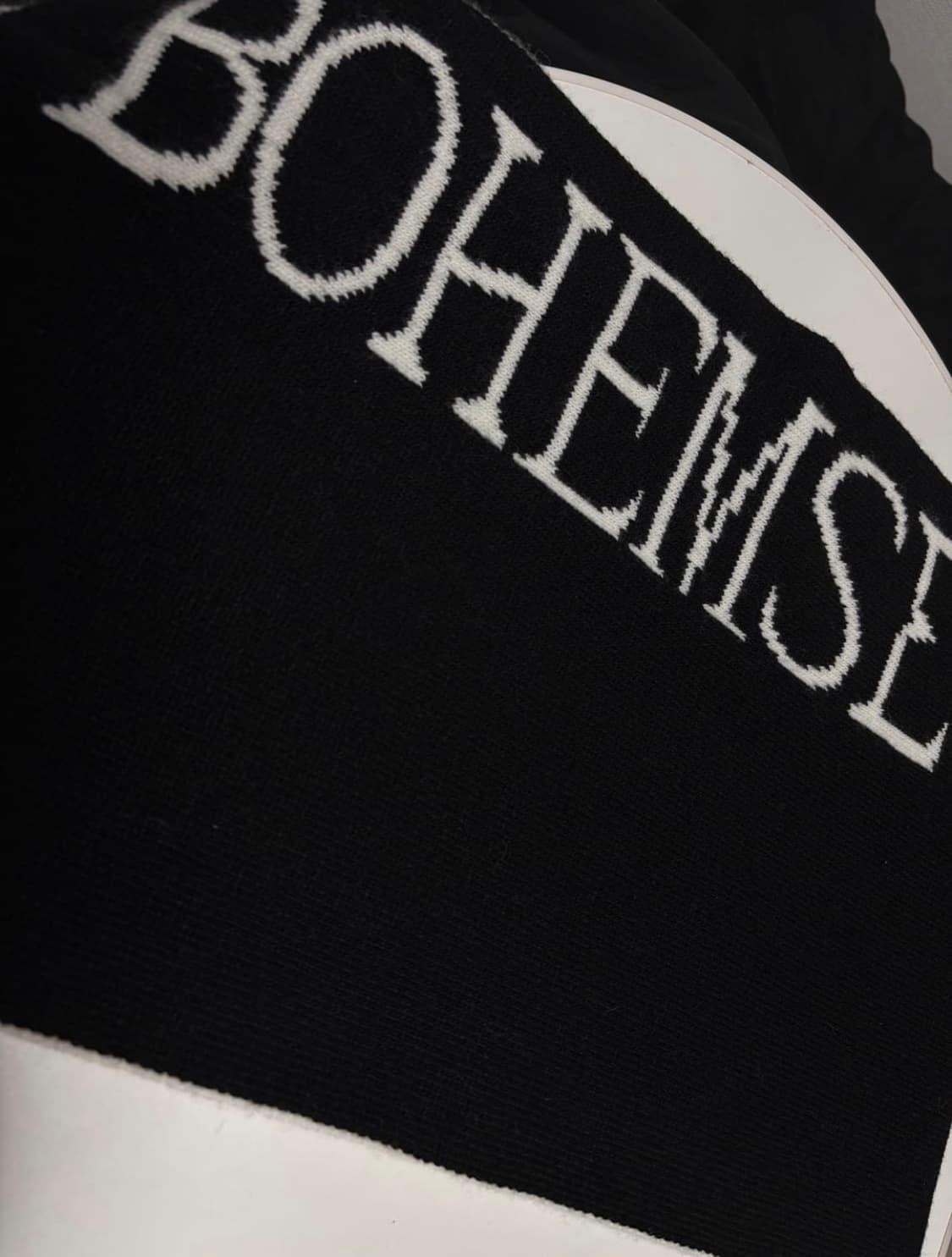 보헴서 보헤미안서울 자카드 니트 머플러 목도리 상품이미지3