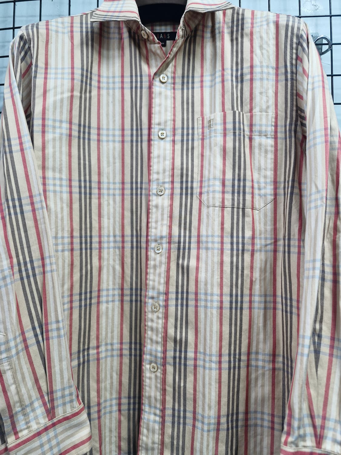 100L 닥스 체크 긴팔 셔츠. 상품이미지5