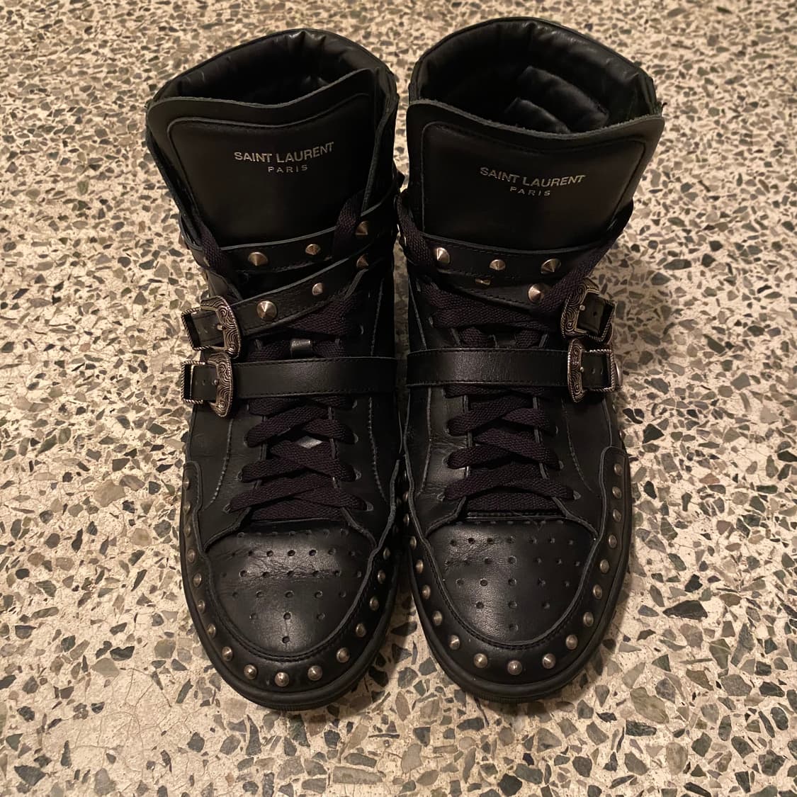 [41]생로랑 SL08H 하이탑 스니커즈 상품이미지10