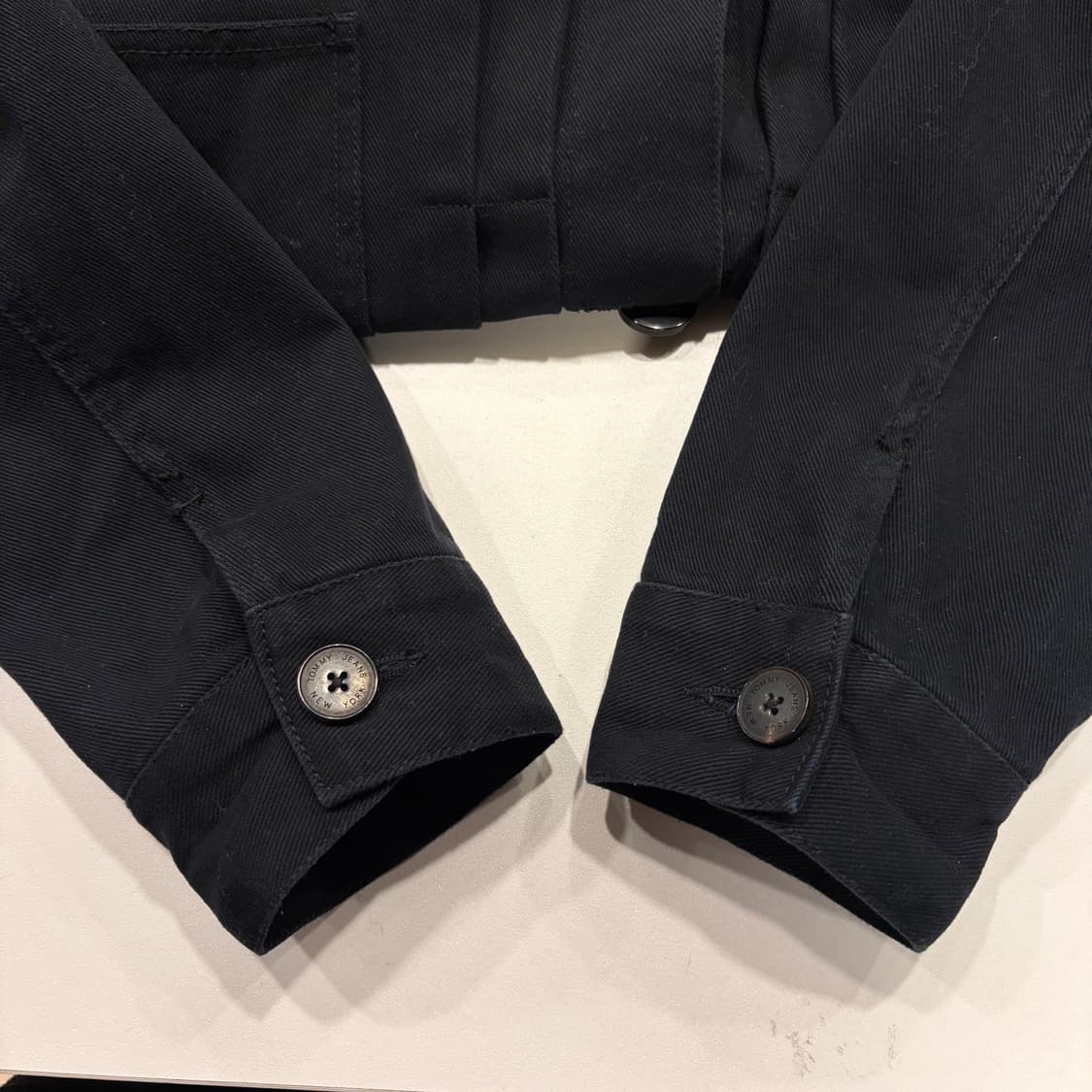 [S] 타미힐피거 타미진스 블랙 코튼 트러커 자켓 B859 상품이미지7