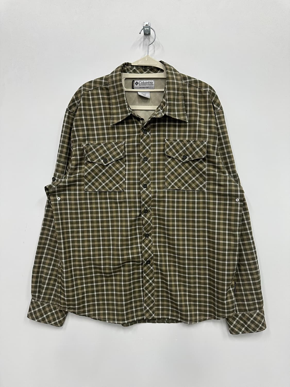 컬럼비아 체크 셔츠 상품이미지1