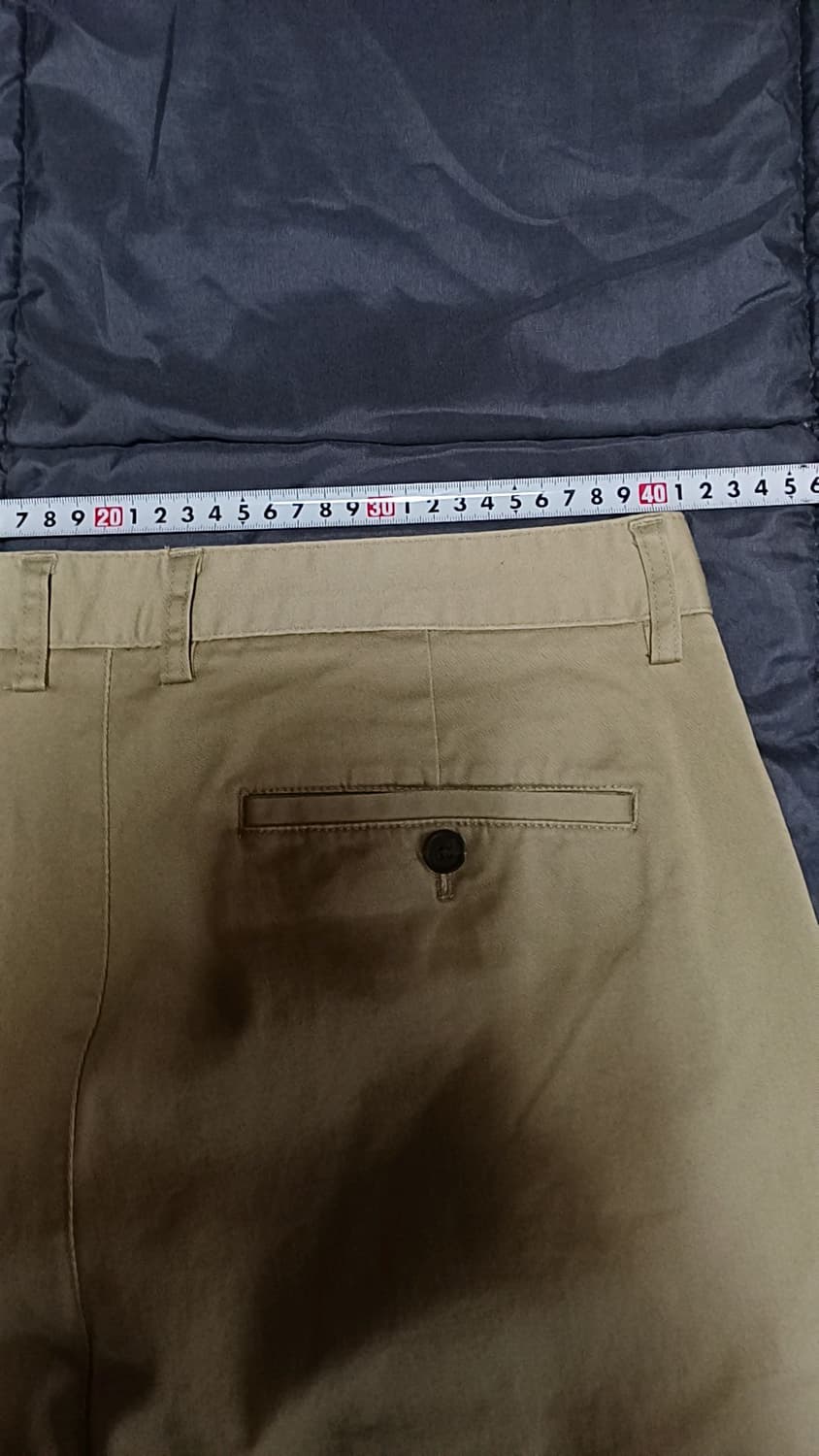 무신사 미사용 스판면바지 32인치 기장105 상품이미지7