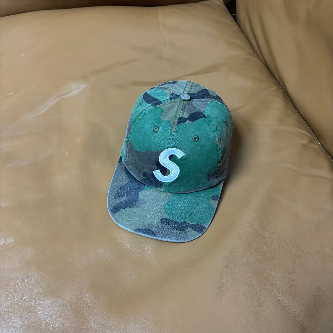 Supreme 슈프림 20ss 피그먼트 카모 S로고 6패널 볼캡 모자 상품이미지1
