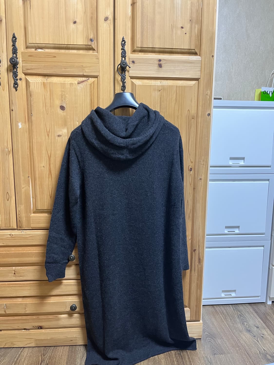 BEAKER 비이커 캐시미어 후드 롱 니트 상품이미지2