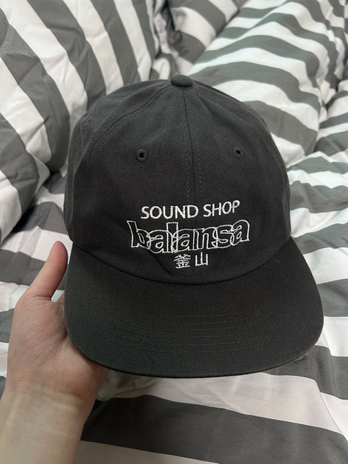 발란사 SSB 로고 코튼 캡 SSB LOGO COTTON CAP (Cha 상품이미지1