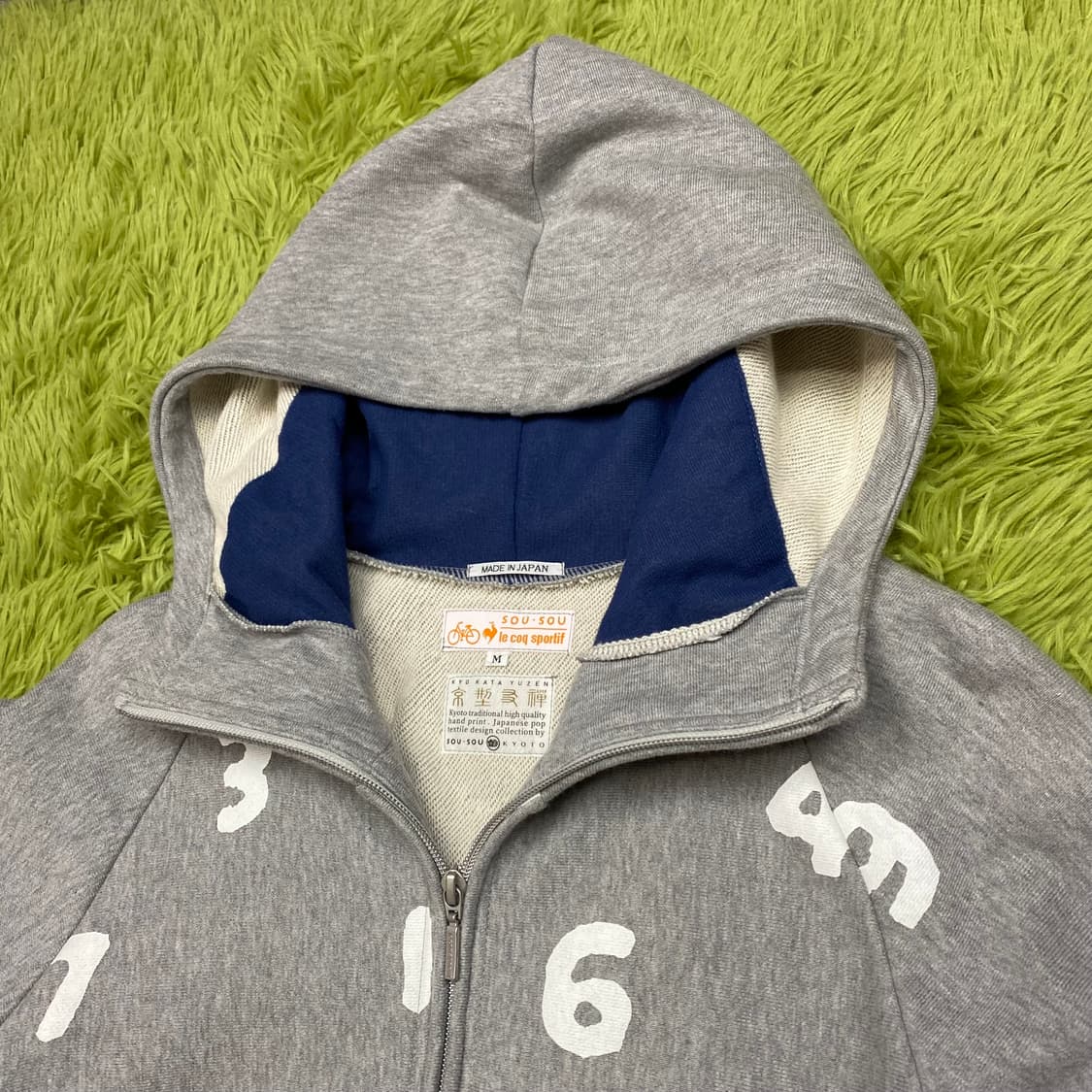 소우소우 x 르꼬끄 스포르티브 핸드 워머 풀 집 후드 스웻 자켓 상품이미지2