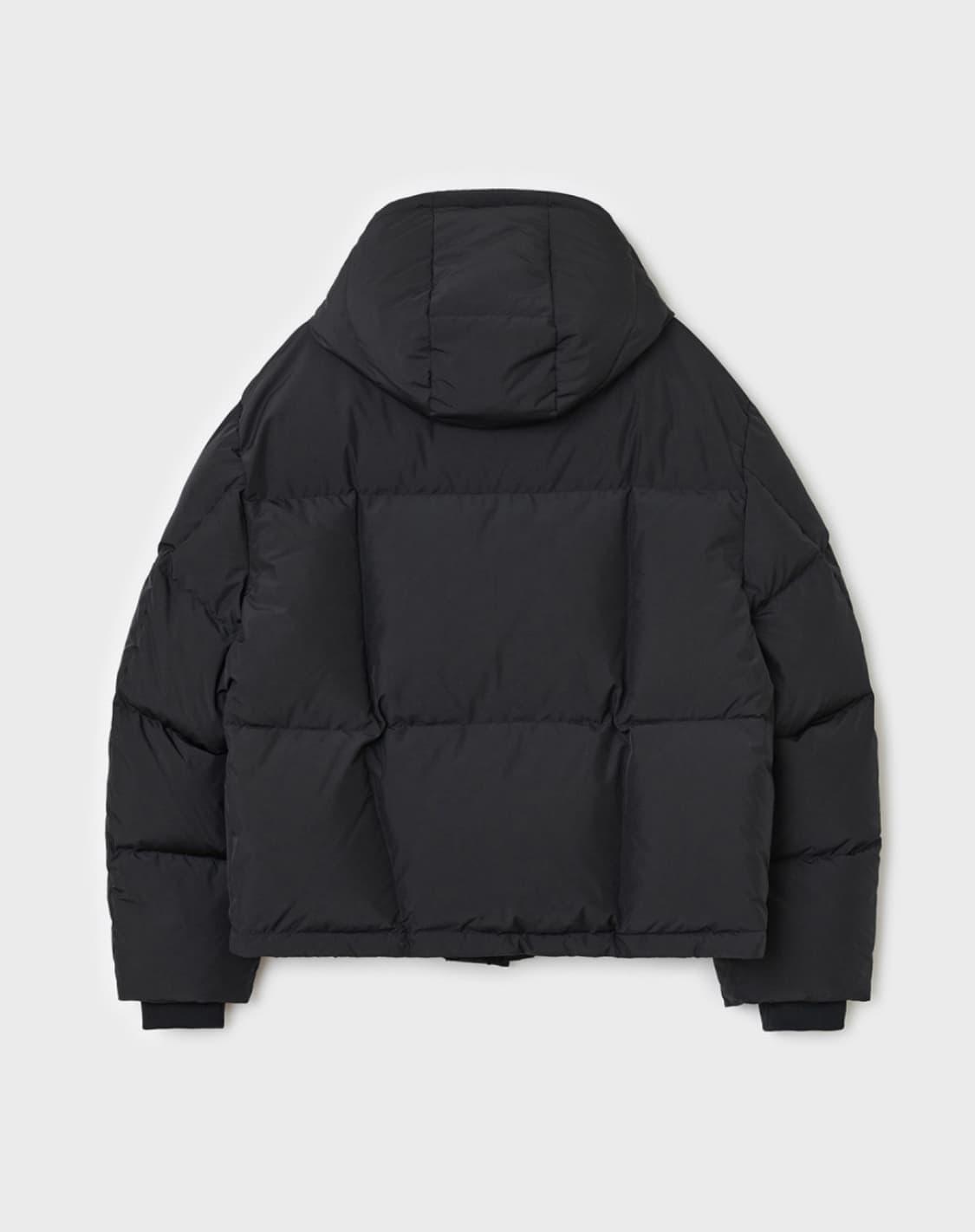 벨리에 크로스라인 후디드 구스 다운 블랙 5 105 상품이미지2