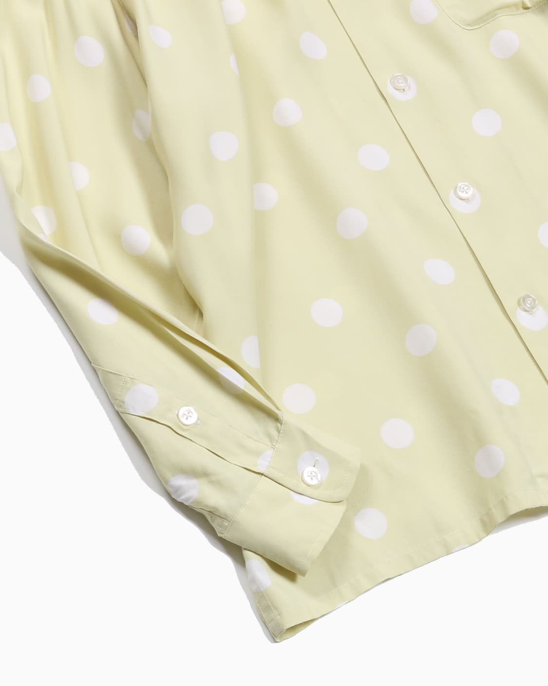 와코마리아 레이온 도트패턴 오픈카라셔 상품이미지6