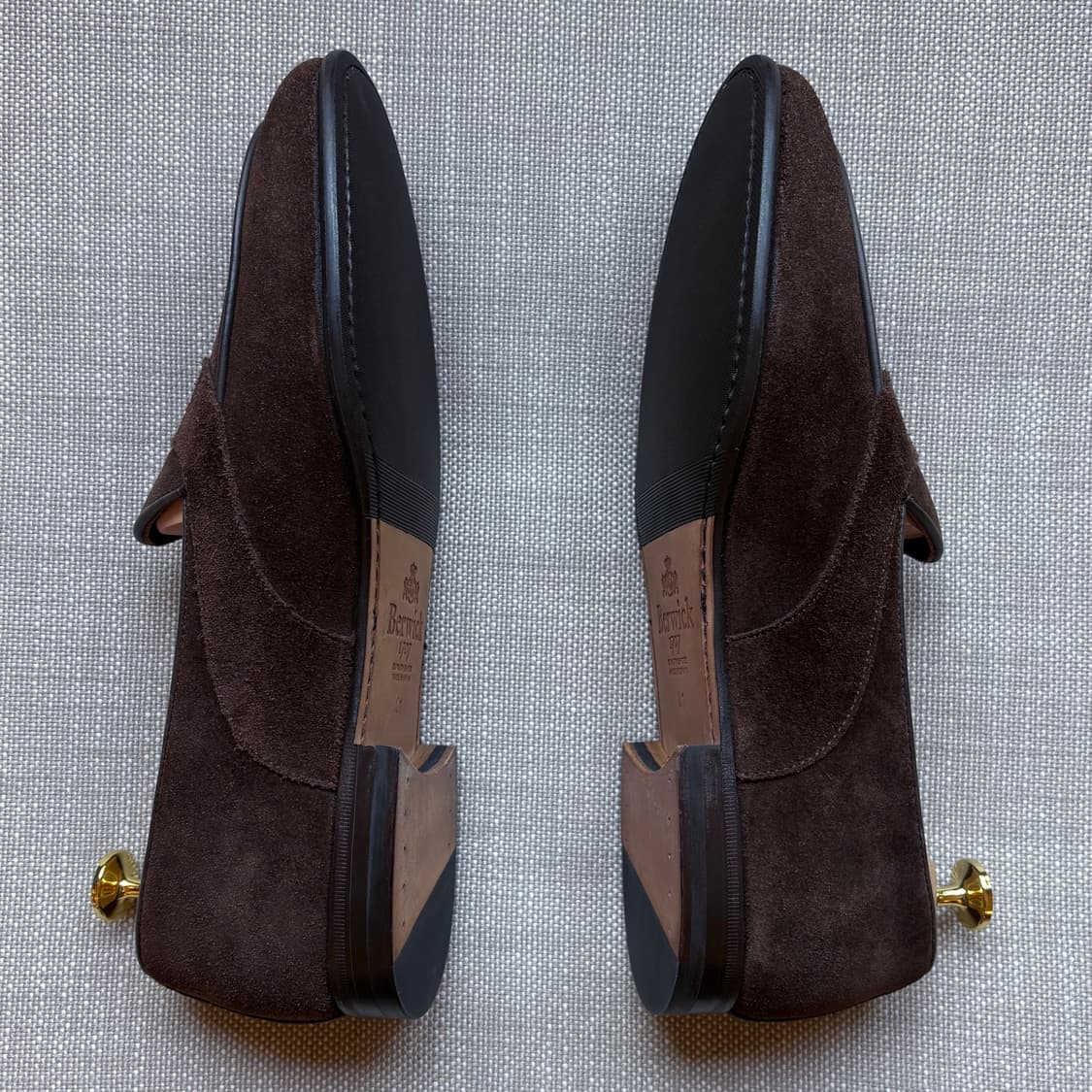 [260] BERWICK 4952 스웨이드 풀스트랩 페니 로퍼 상품이미지6