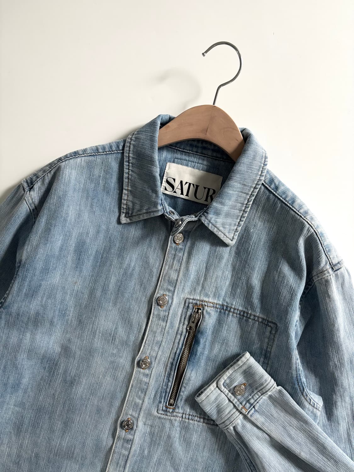 Satur 새터 데님 셔츠자켓 상품이미지1