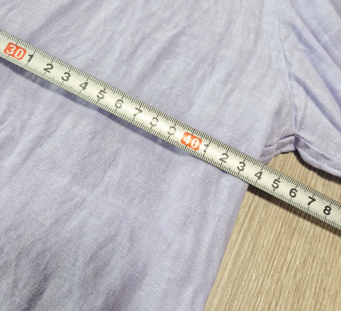 유니클로린넨셔츠 마셔츠 연보라린넨 상품이미지4