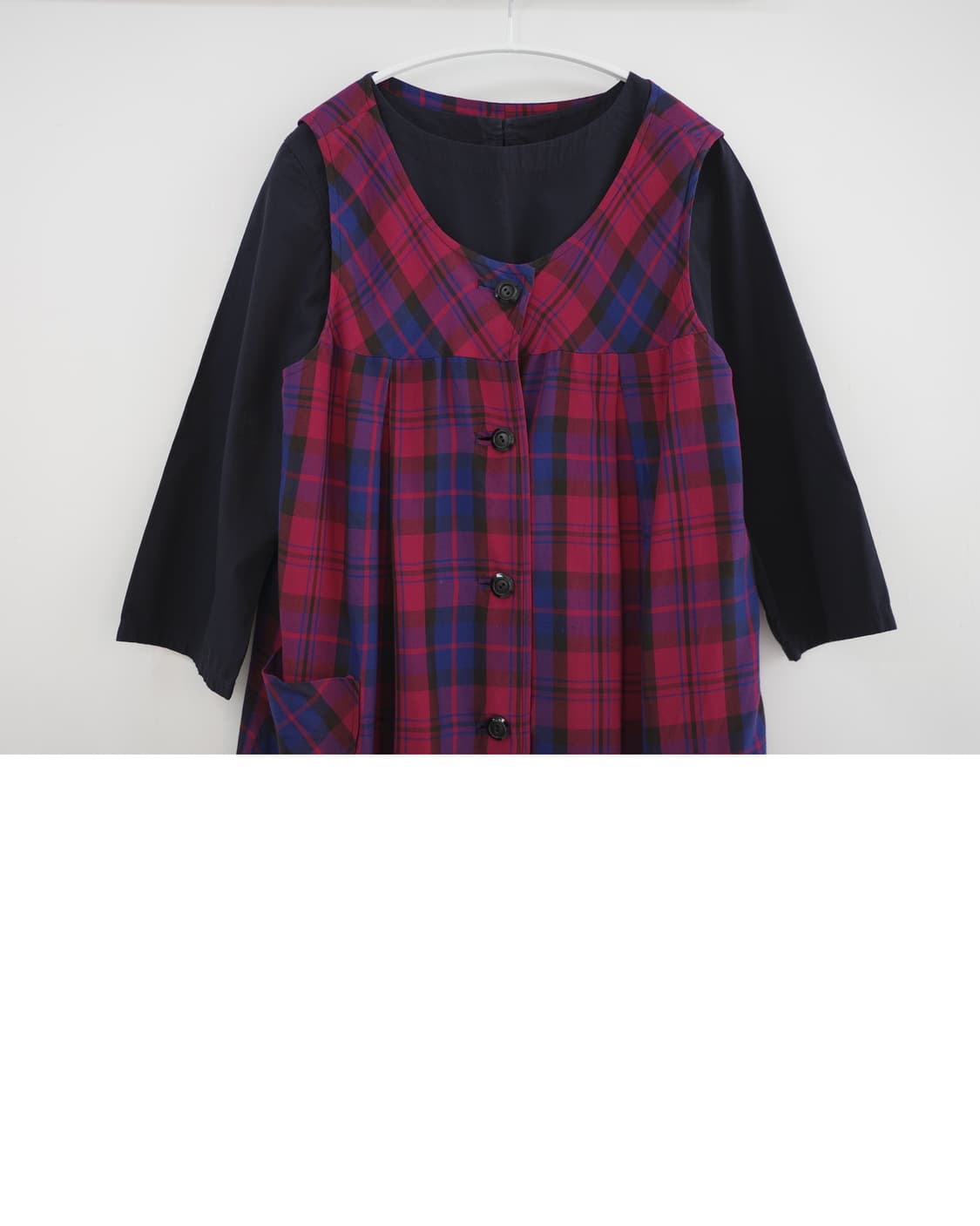 tartan check sleeveless one-piece 상품이미지8