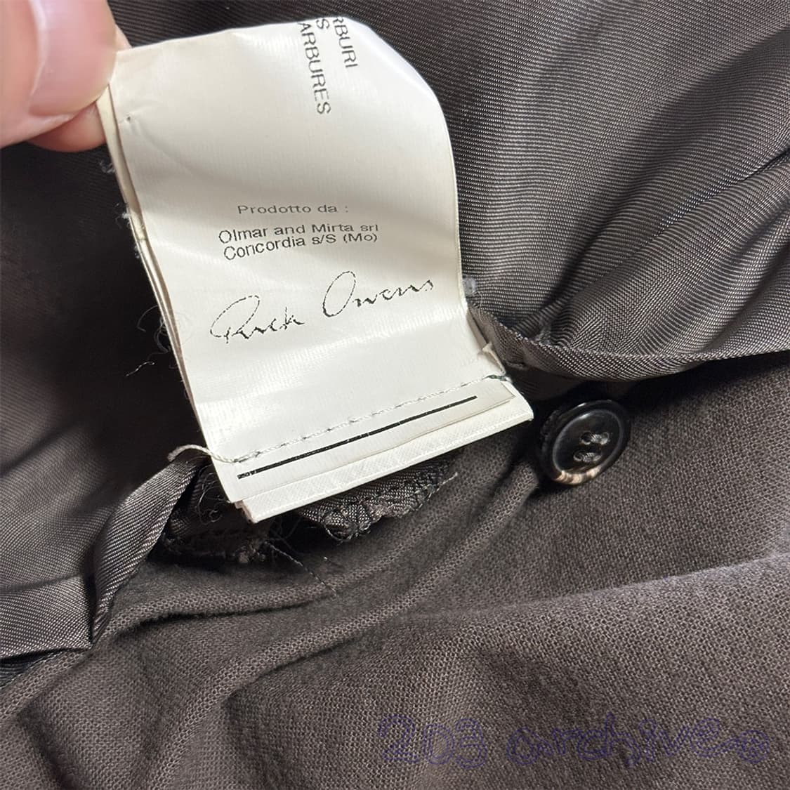 릭오웬스 여성 하이넥 램스킨 자켓 상품이미지6