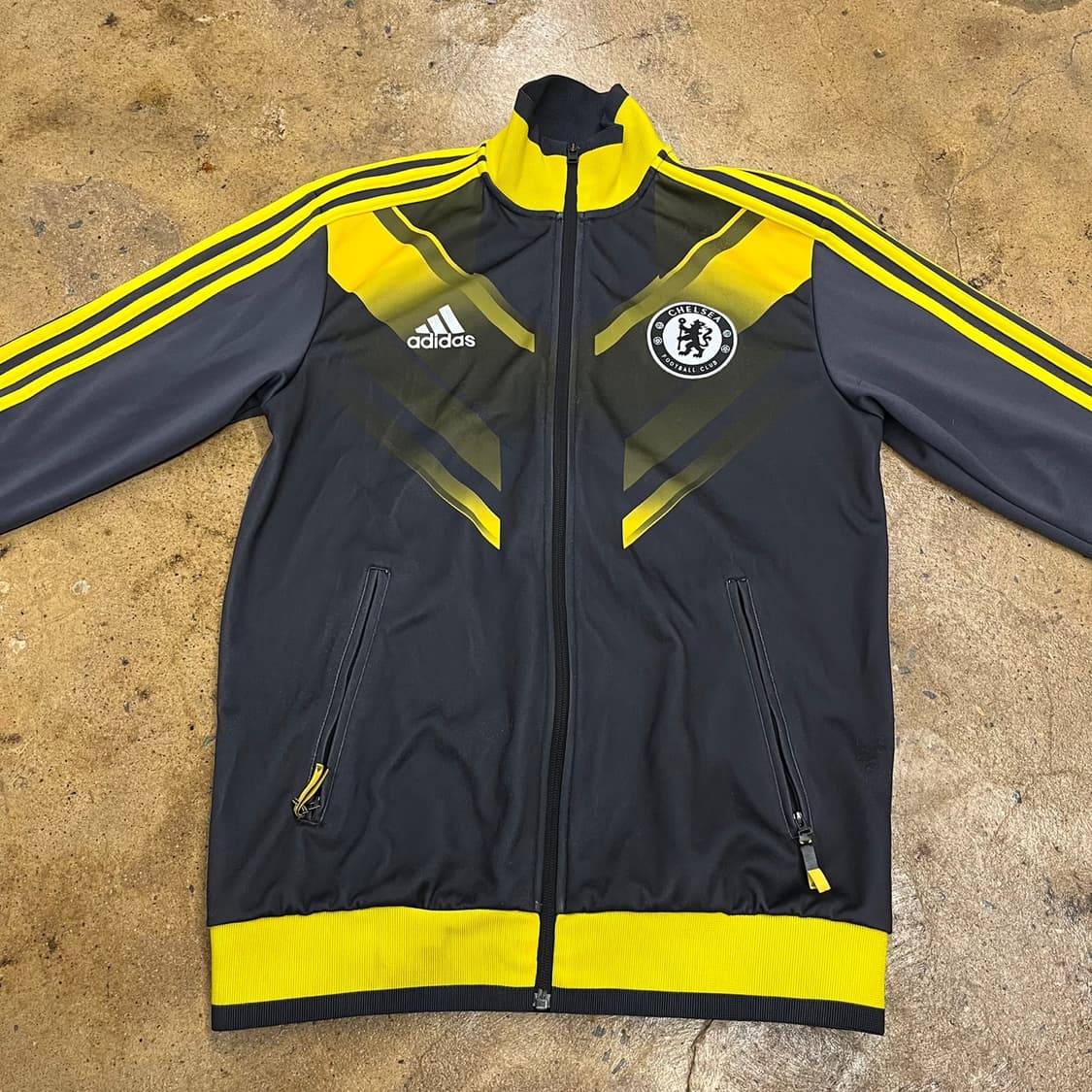 [정품/100] 아디다스 첼시 그레이옐로우 트랙탑 져지 b8 상품이미지3
