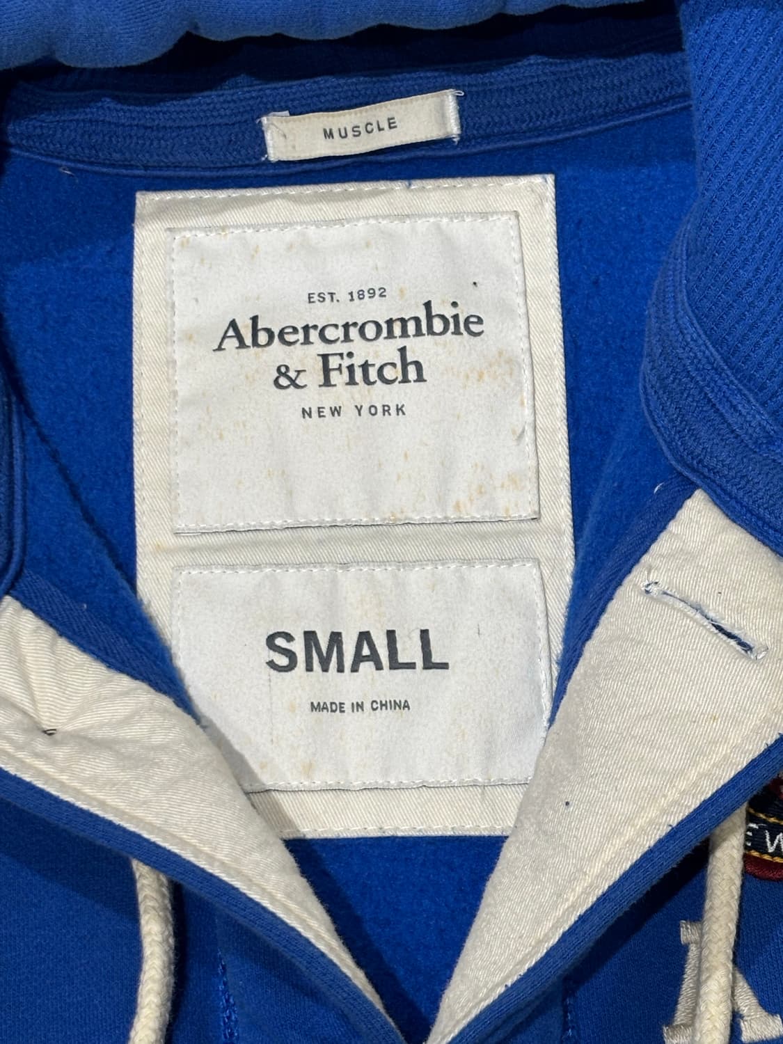 아베크롬비 블루 버튼 후드집업 상품이미지6