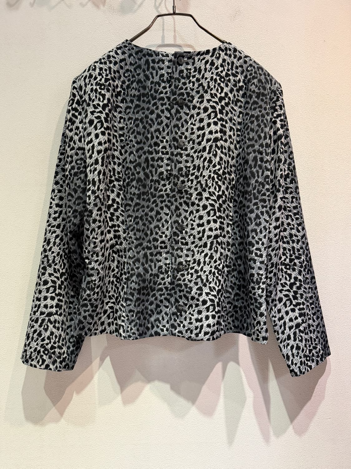 Vintage Leopard Pattern Blouse 상품이미지2