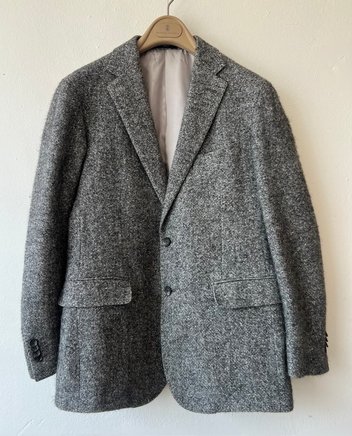 갤럭시 남성 보카시그레이 알파카자켓 상품이미지1