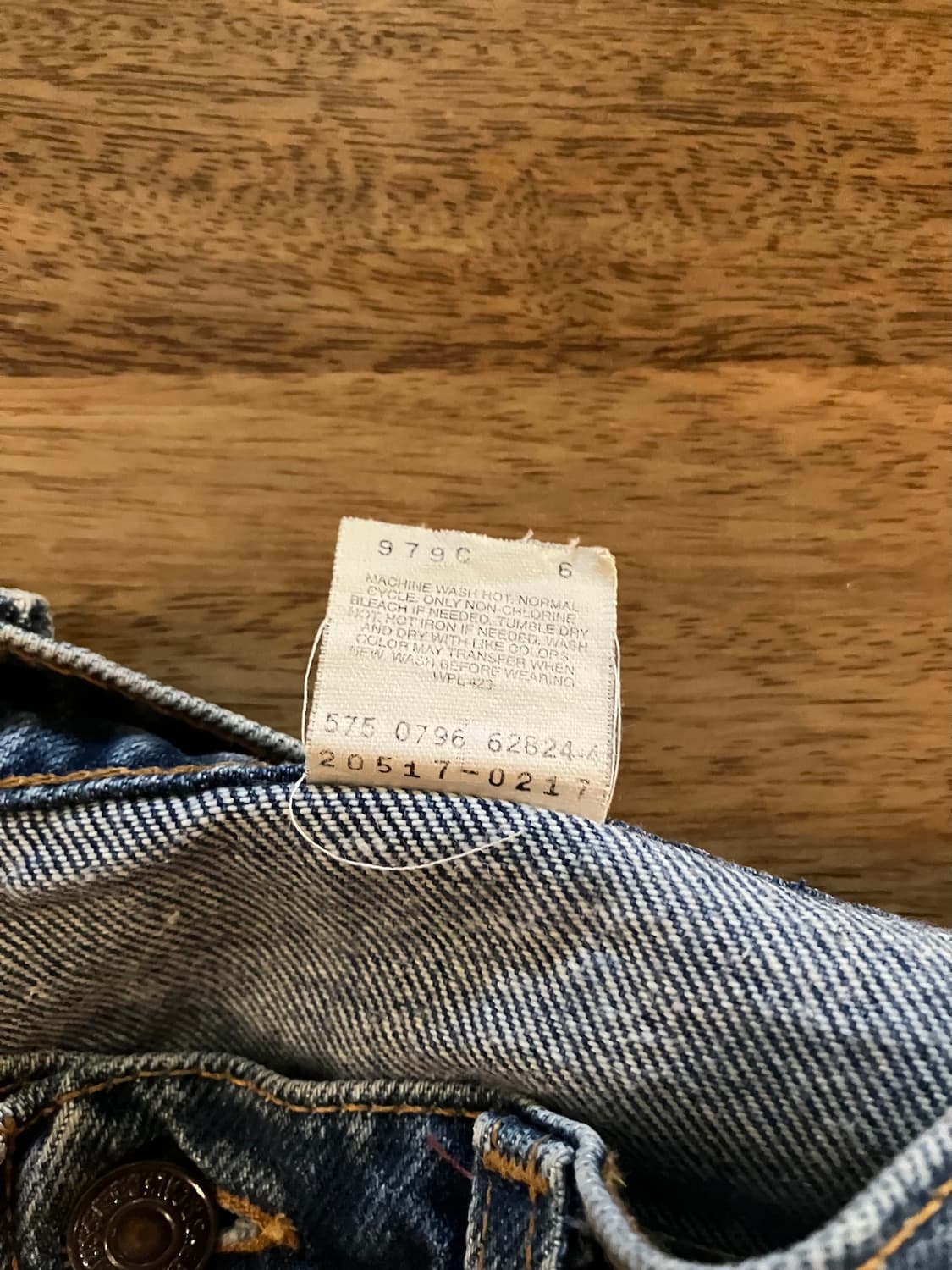 90s USA 빈티지 리바이스 517 부츠컷 데님 팬츠 상품이미지10