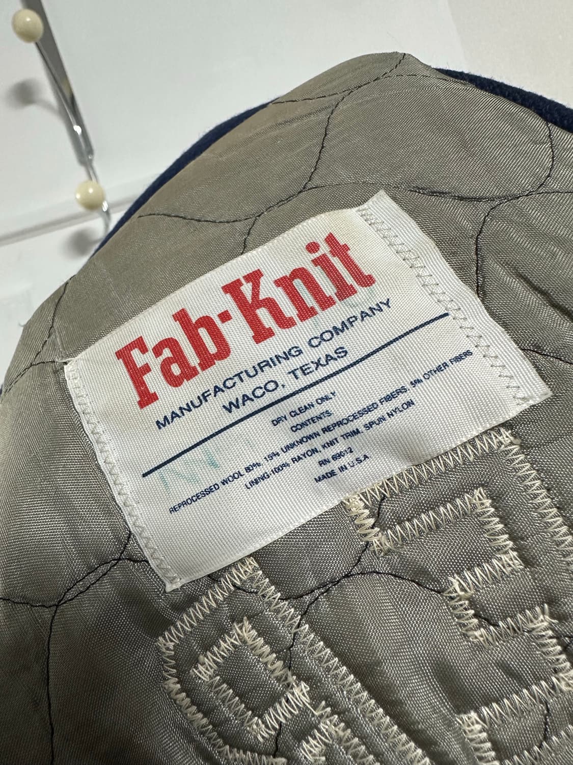 팹 니트 FAB KNIT 레터맨 자켓 상품이미지5