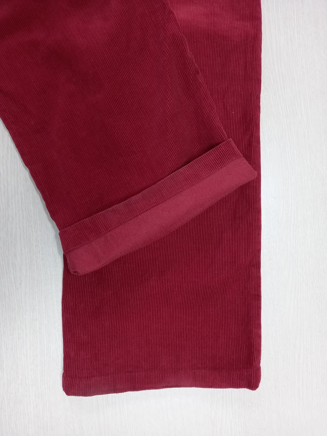 35 빈티지 TIME 코듀로이 와이드 면바지 버건디 35-229 상품이미지5