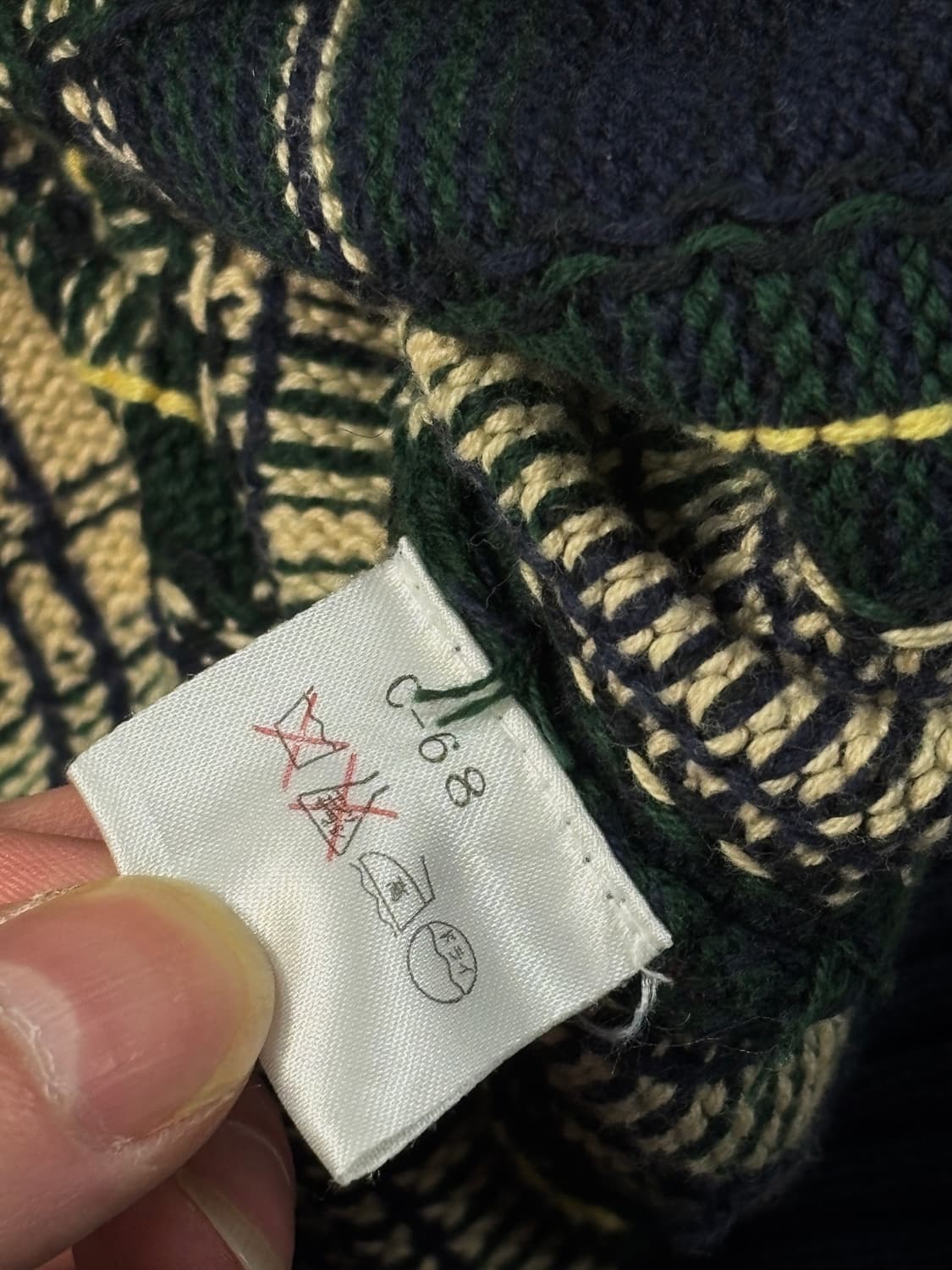 폴로 랄프로렌 체크 코튼 니트 상품이미지8