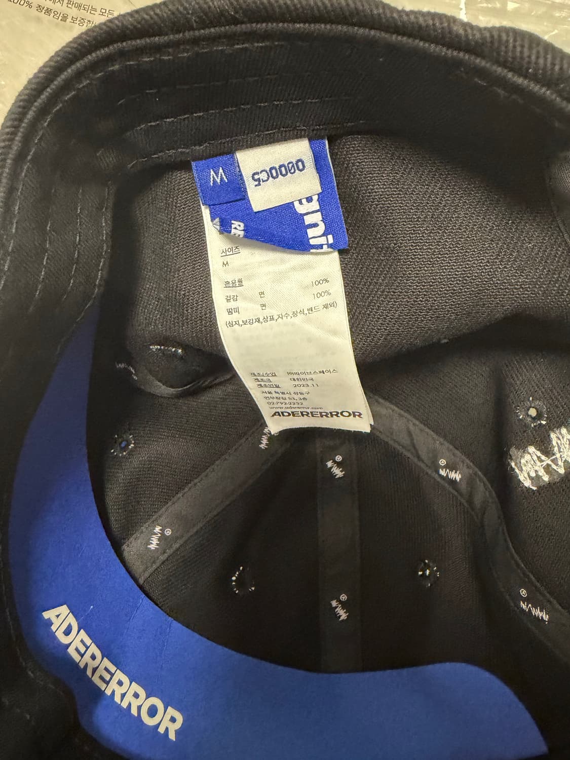 새상품/아더에러 시그니피컨트 TRS 태그 캡/M 상품이미지3