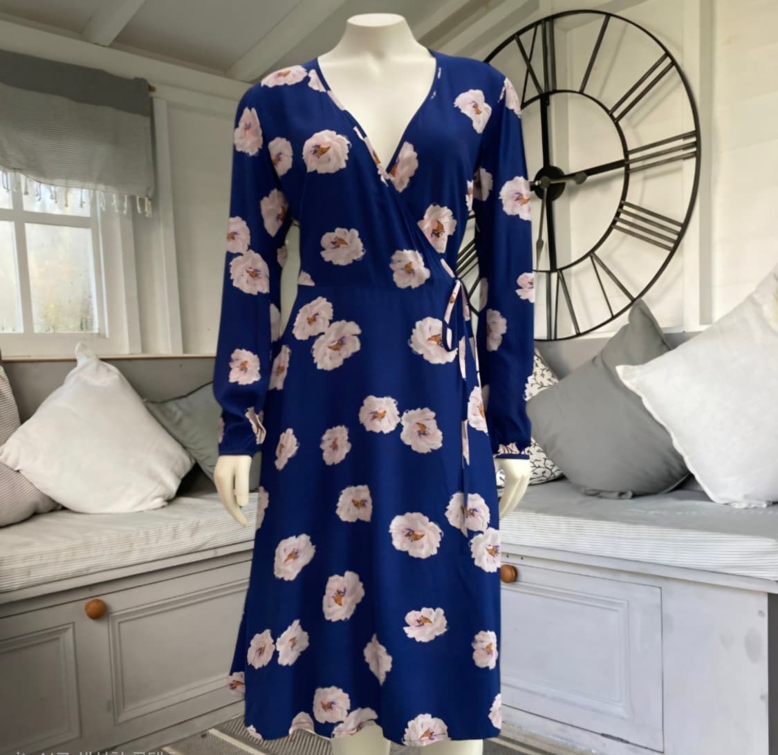 66) 새제품 캐스키드슨 플라워 랩 원피스 드레스 상품이미지1