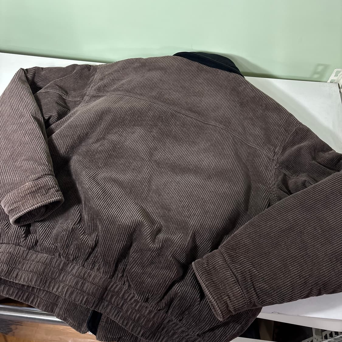 100-105 코드그라피 브라운 코듀로이 봄버 워크자켓 상품이미지3