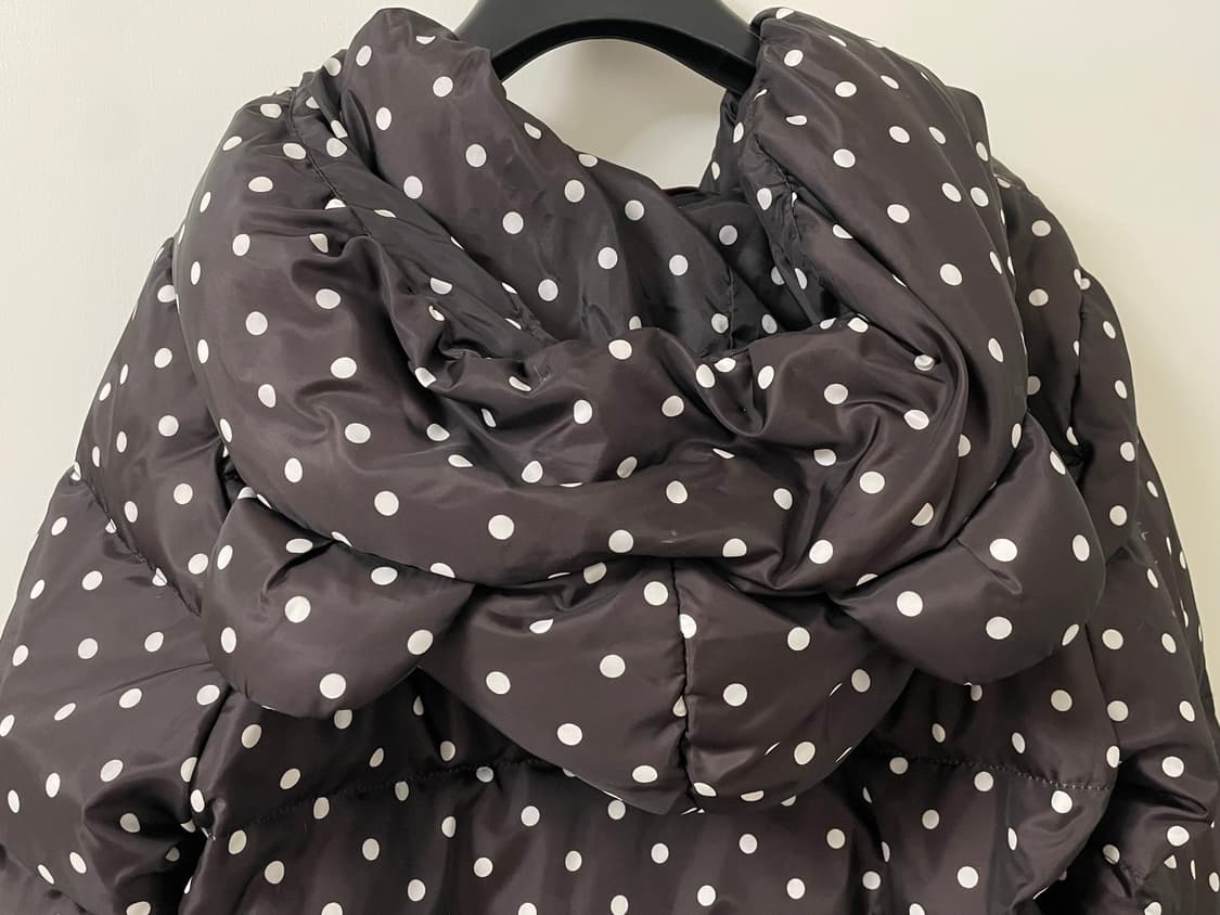 곰돌이귀 도트 패딩 상품이미지3