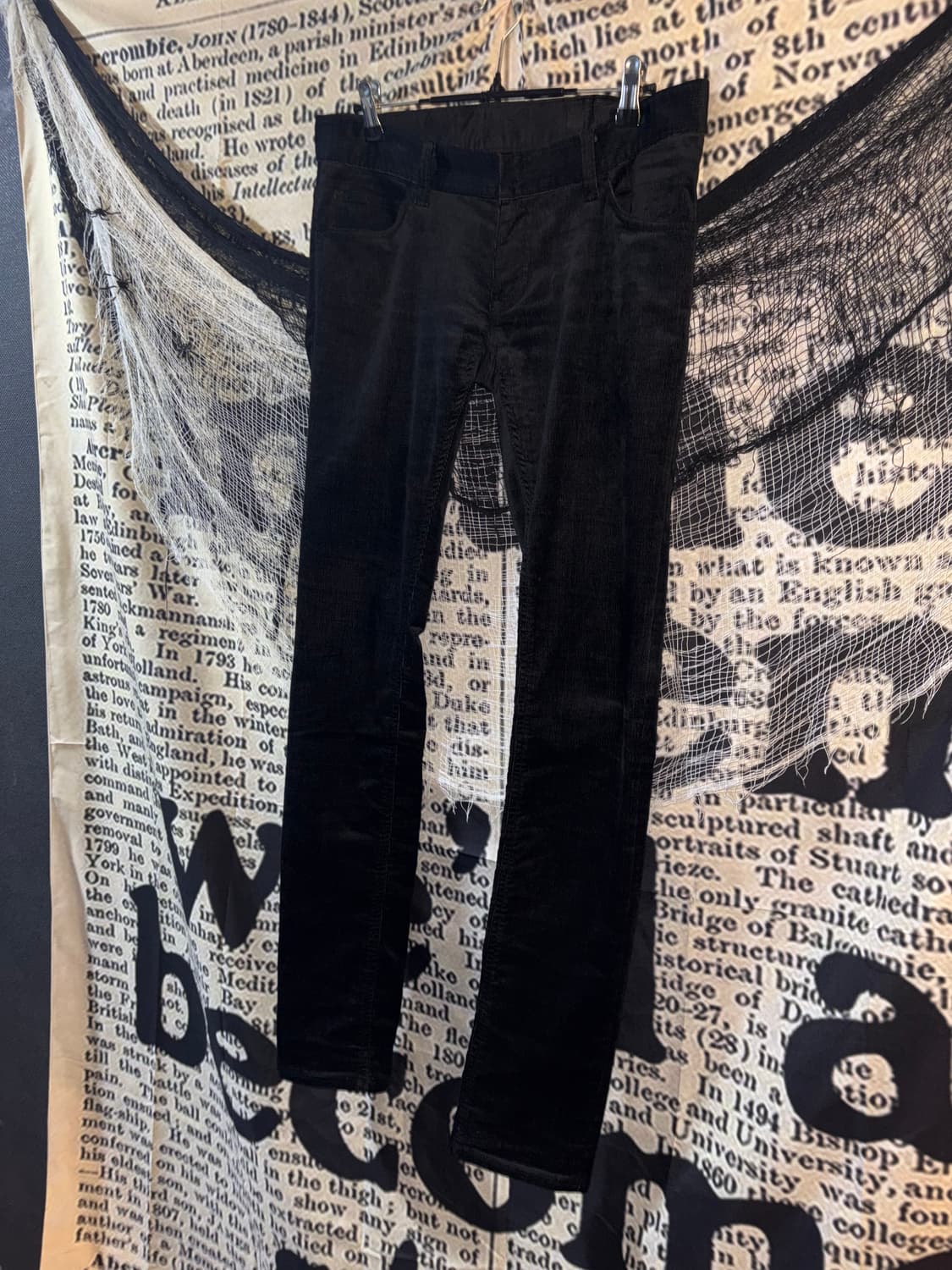 Pledge velvet slim pants 상품이미지4