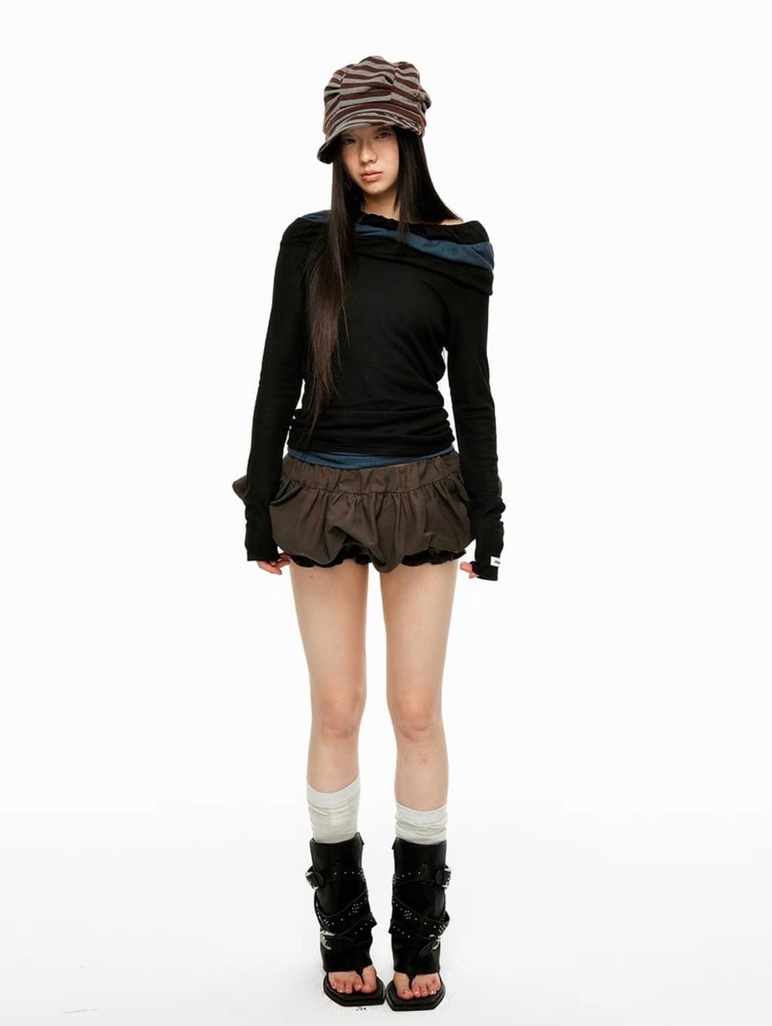 Ballet Flower Pleats Skirt 상품이미지7