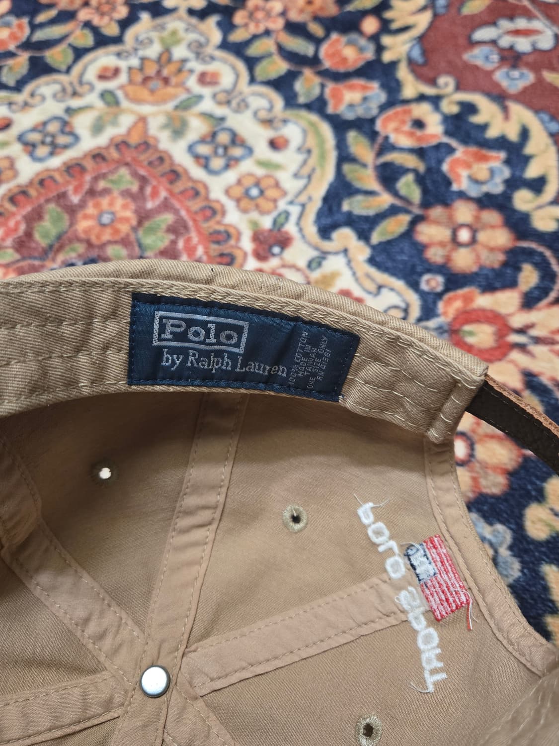 Polo Ralph Lauren 90s 폴로스포츠 빈티지 캡 레더스트랩 상품이미지7