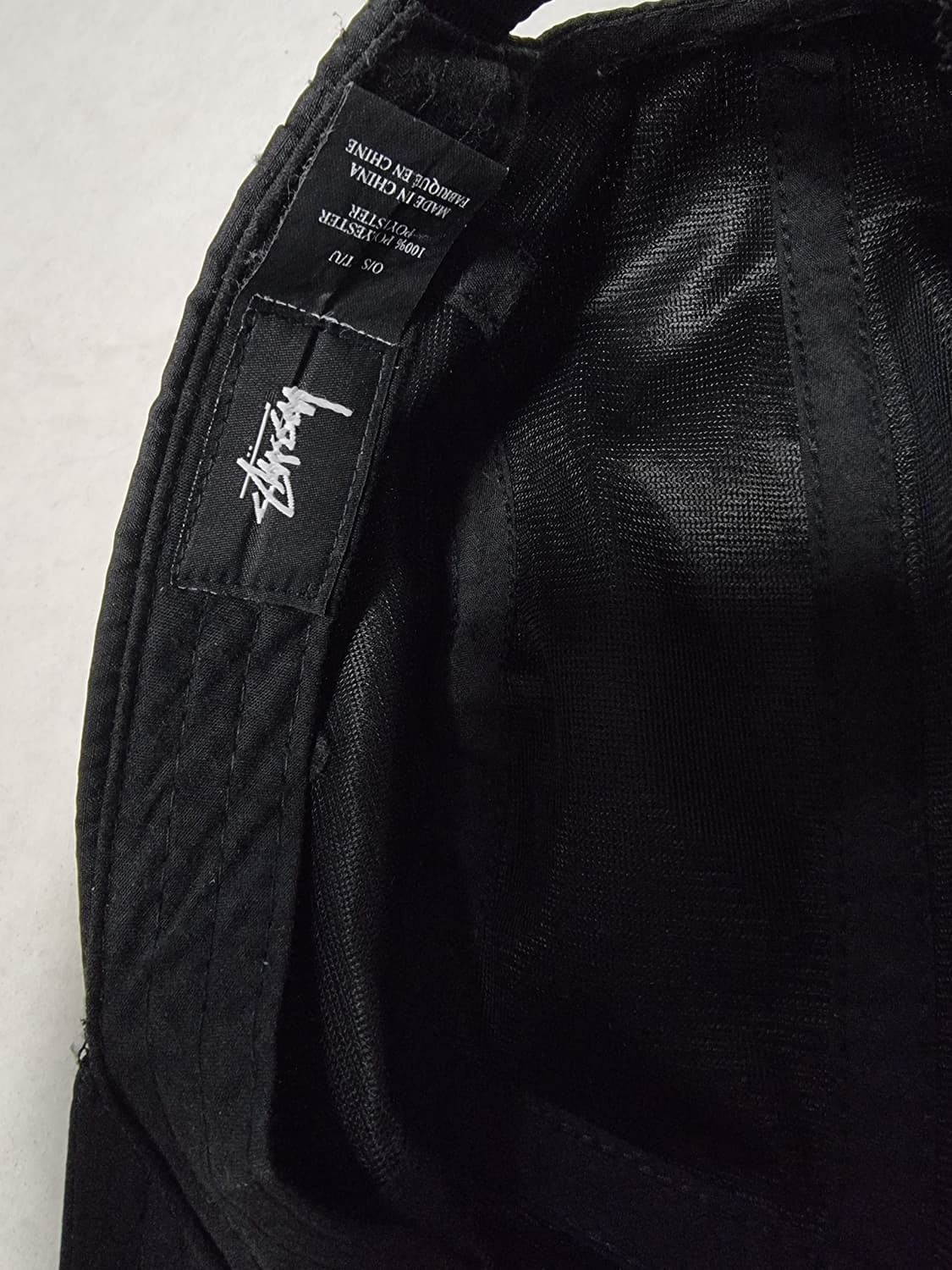 스투시 블랙 캠프캡 상품이미지7